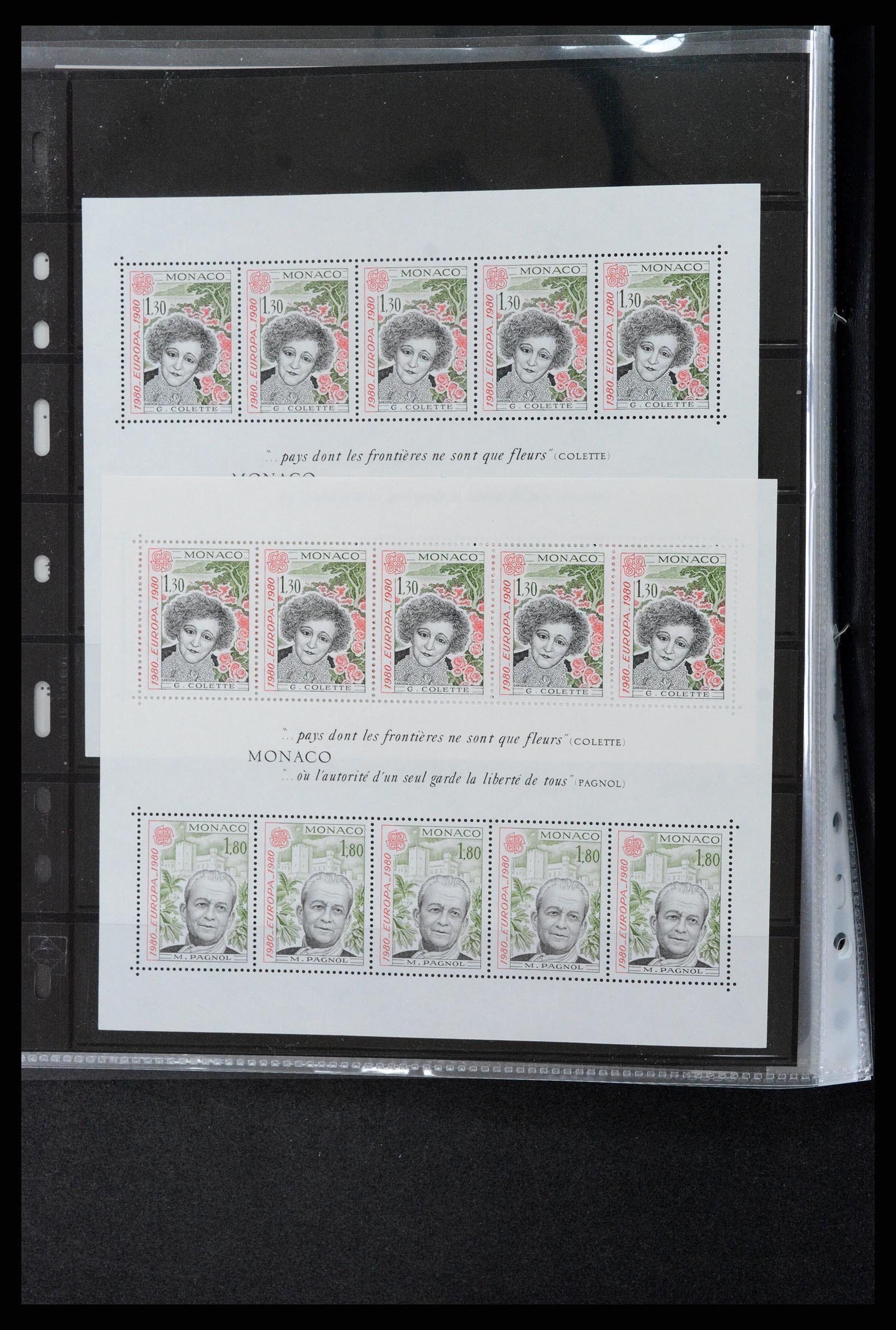 37984 012 - Postzegelverzameling 37984 Monaco betere uitgaven 1942-1982.