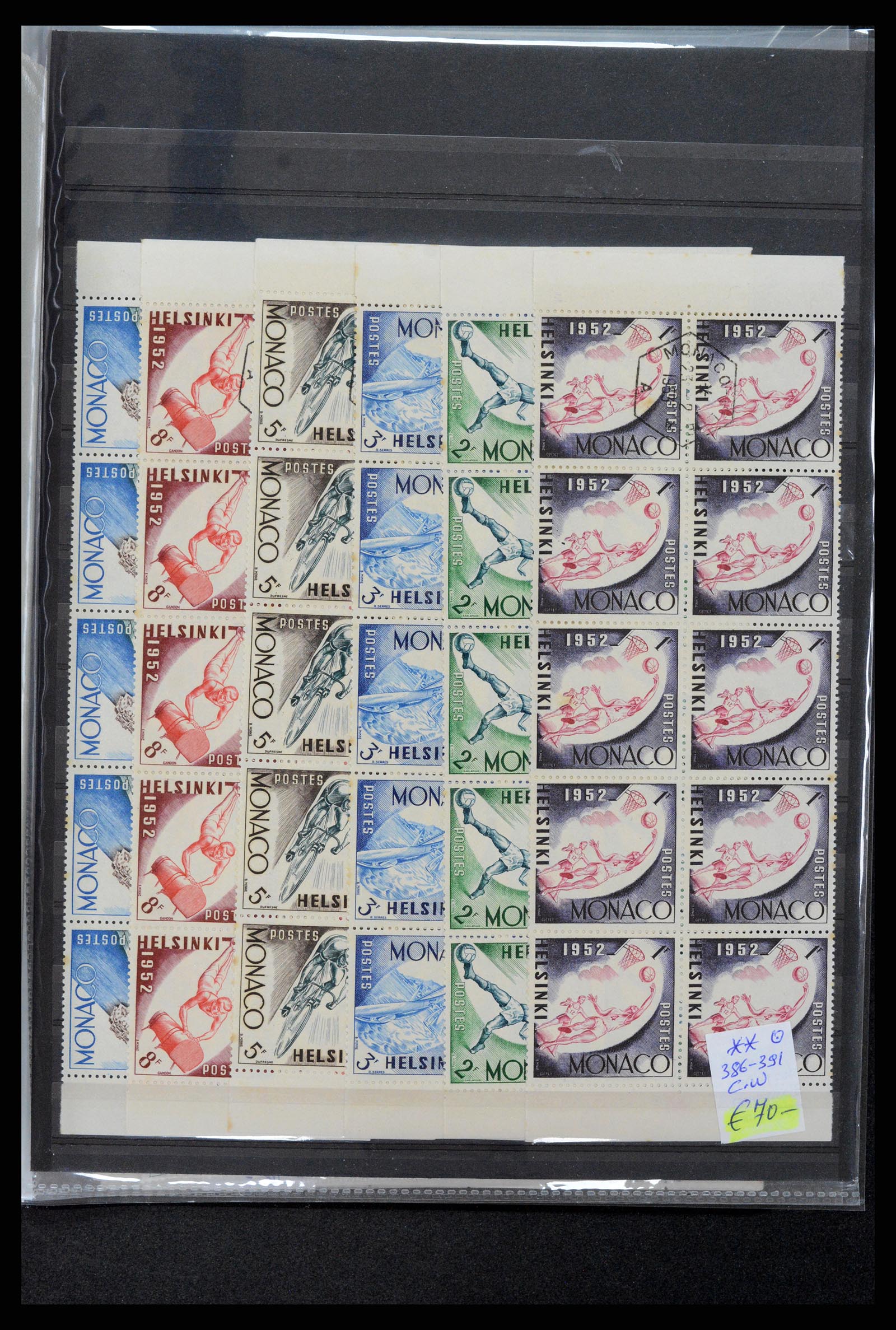 37984 018 - Postzegelverzameling 37984 Monaco betere uitgaven 1942-1982.