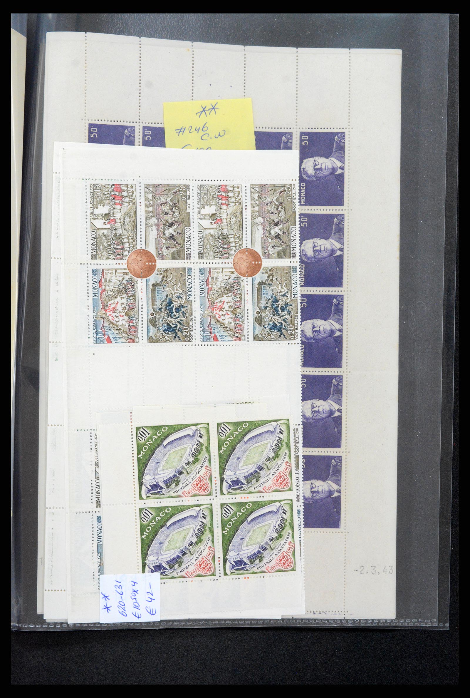 37984 021 - Stamp collection 37984 Monaco better issues 1942-1982.