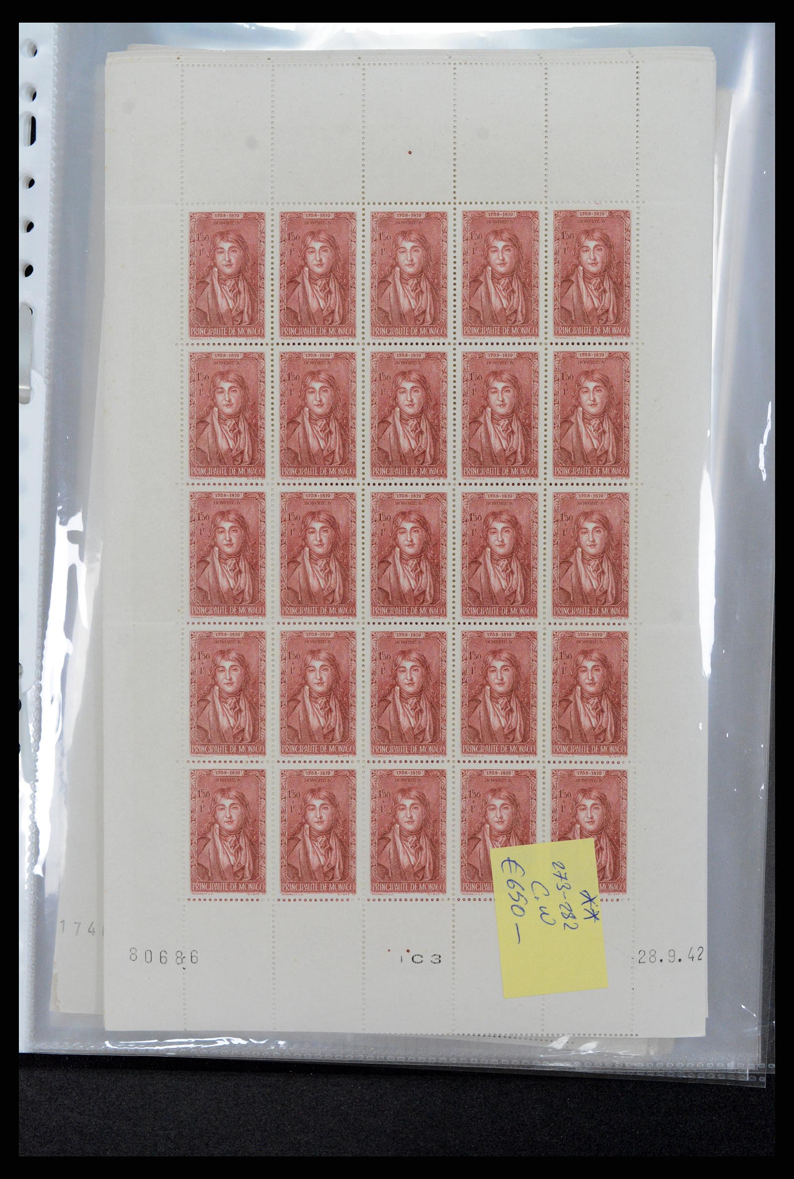 37984 023 - Stamp collection 37984 Monaco better issues 1942-1982.