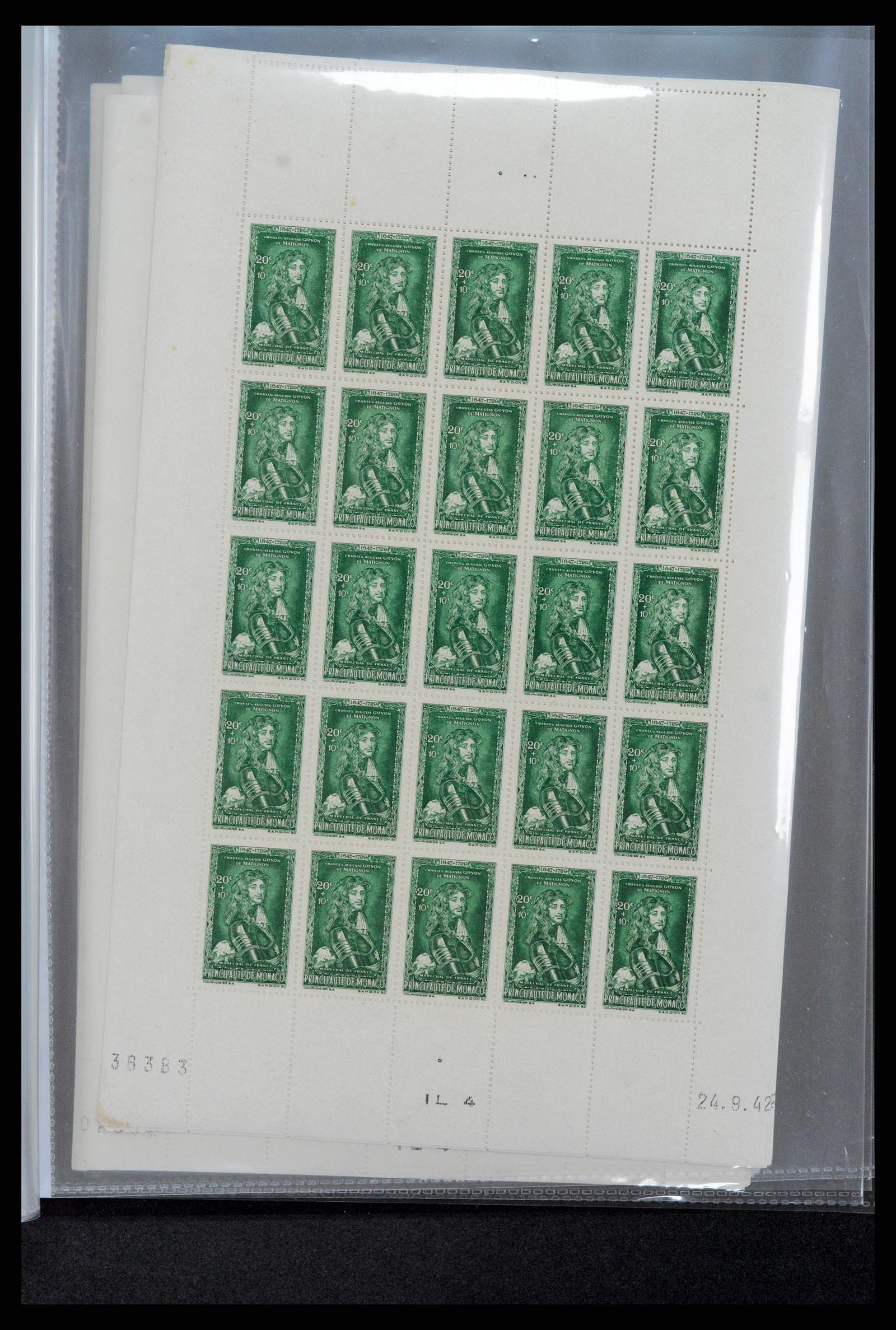 37984 029 - Stamp collection 37984 Monaco better issues 1942-1982.