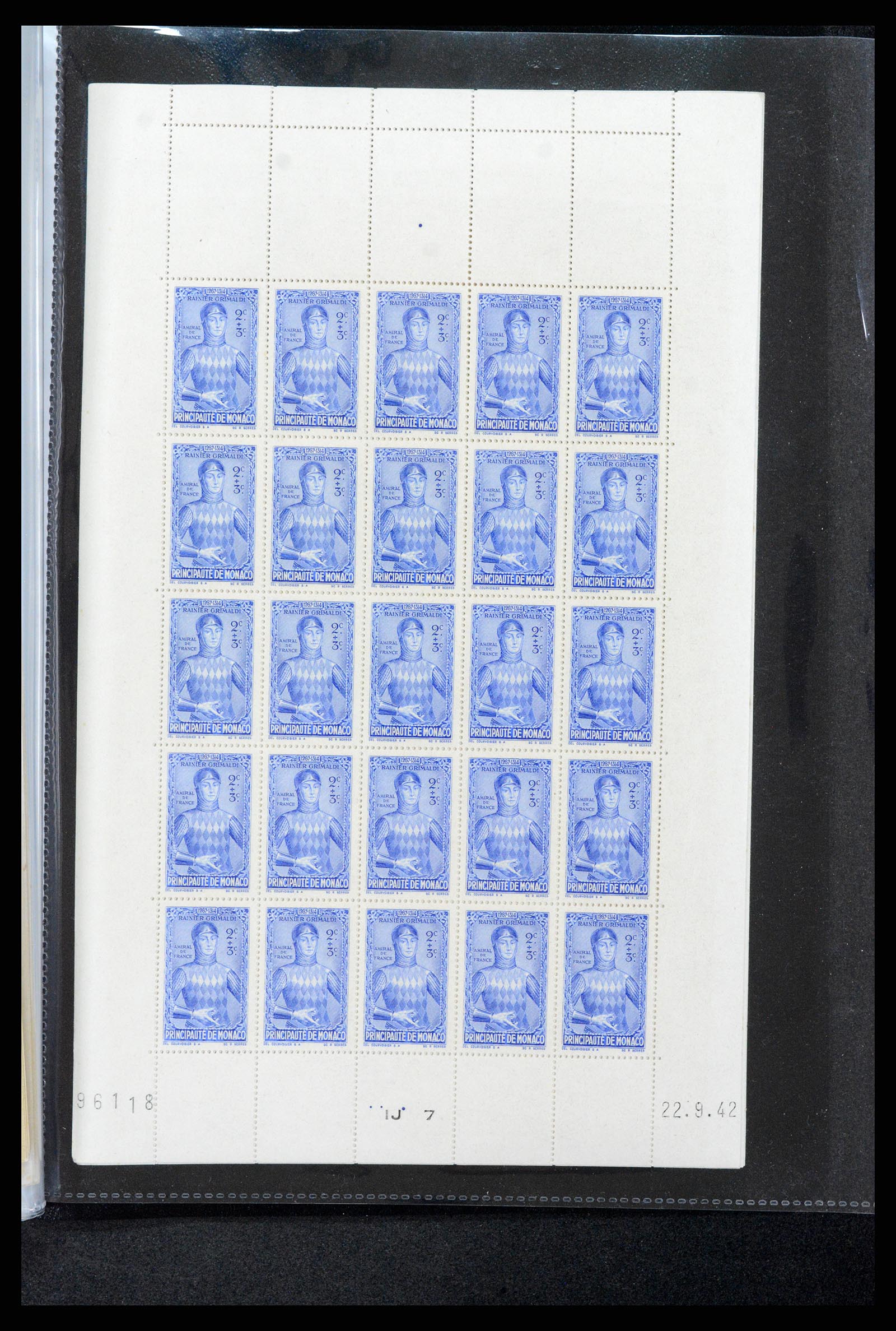 37984 032 - Stamp collection 37984 Monaco better issues 1942-1982.