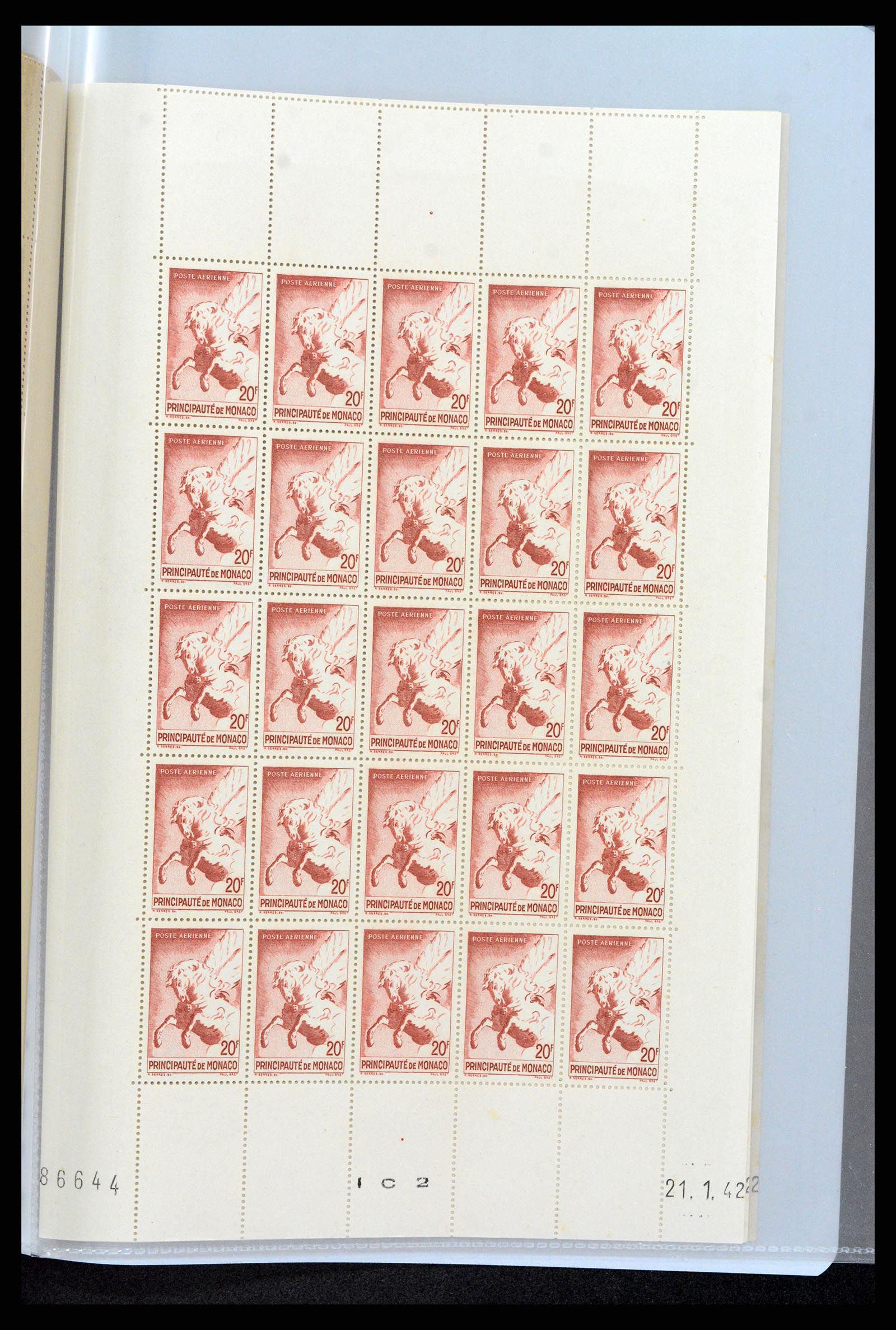 37984 058 - Stamp collection 37984 Monaco better issues 1942-1982.