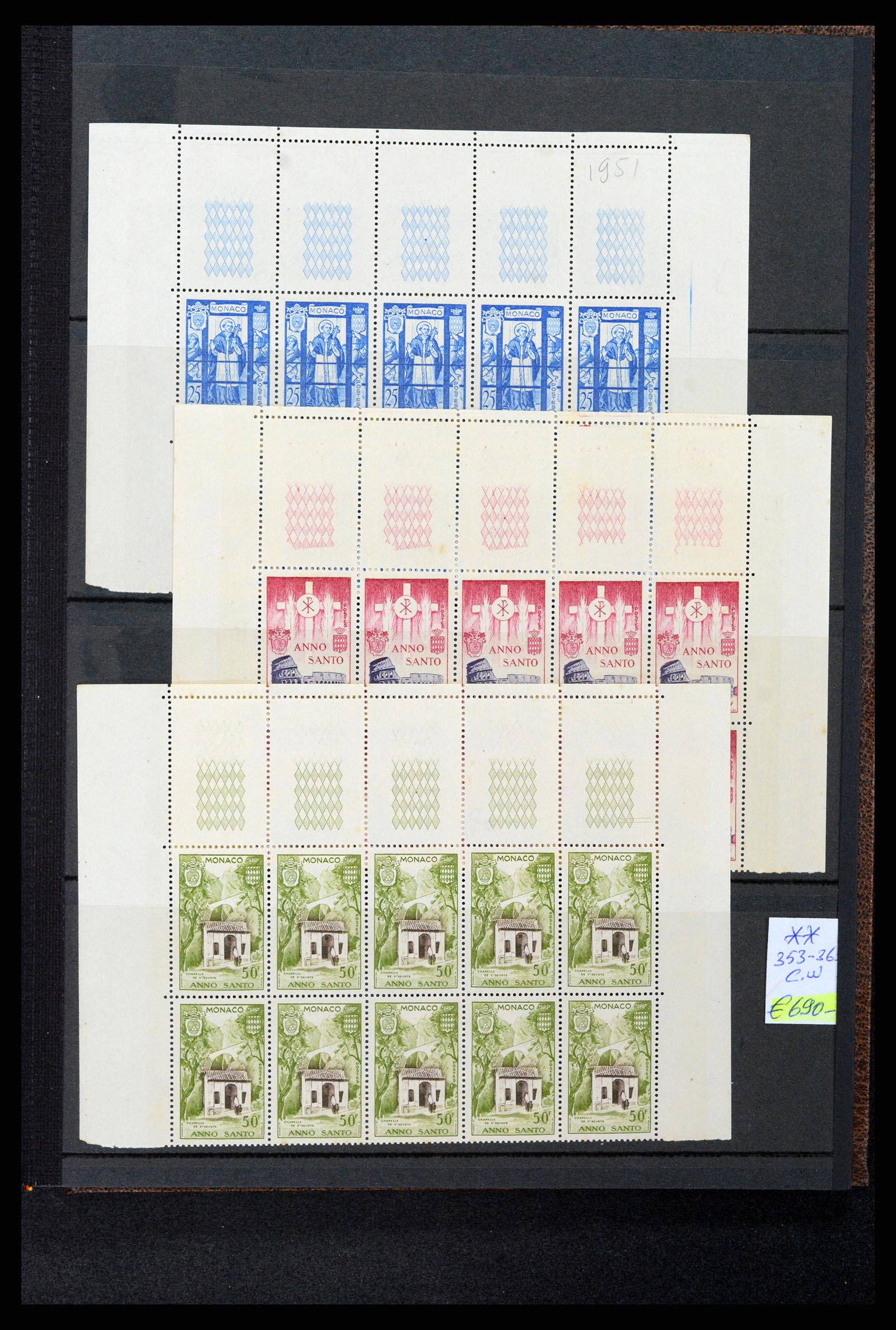 37984 122 - Stamp collection 37984 Monaco better issues 1942-1982.