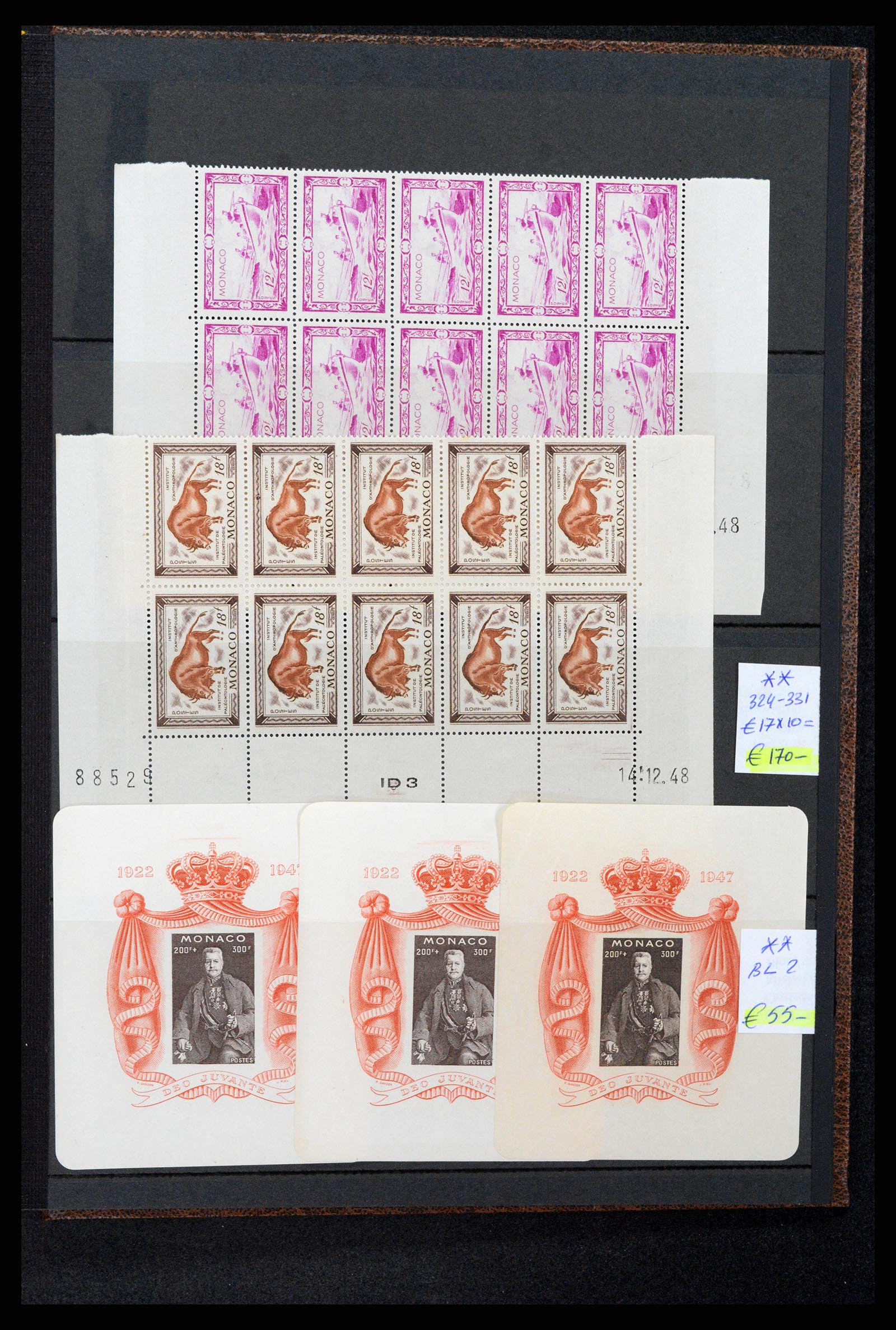 37984 128 - Stamp collection 37984 Monaco better issues 1942-1982.