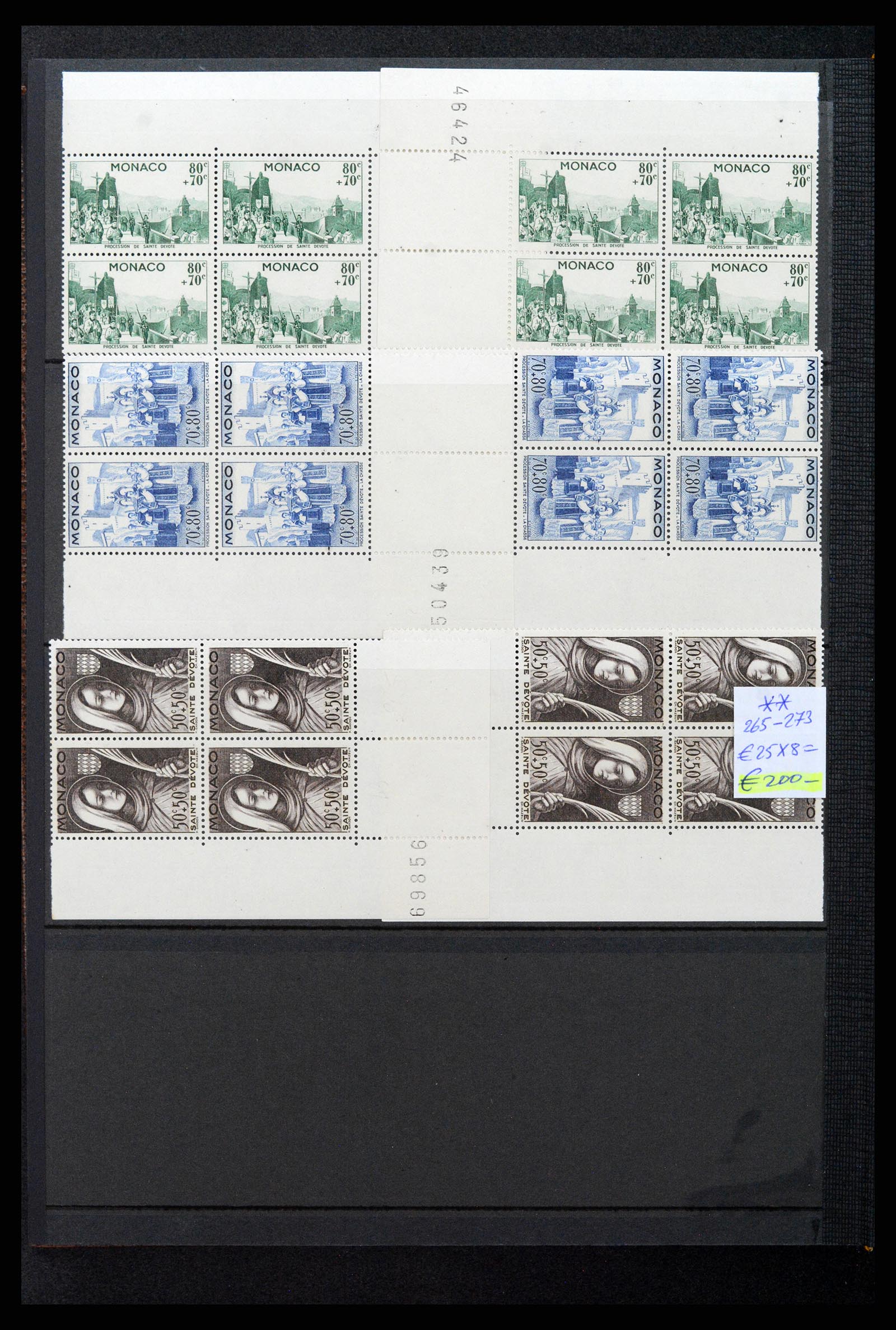 37984 131 - Stamp collection 37984 Monaco better issues 1942-1982.