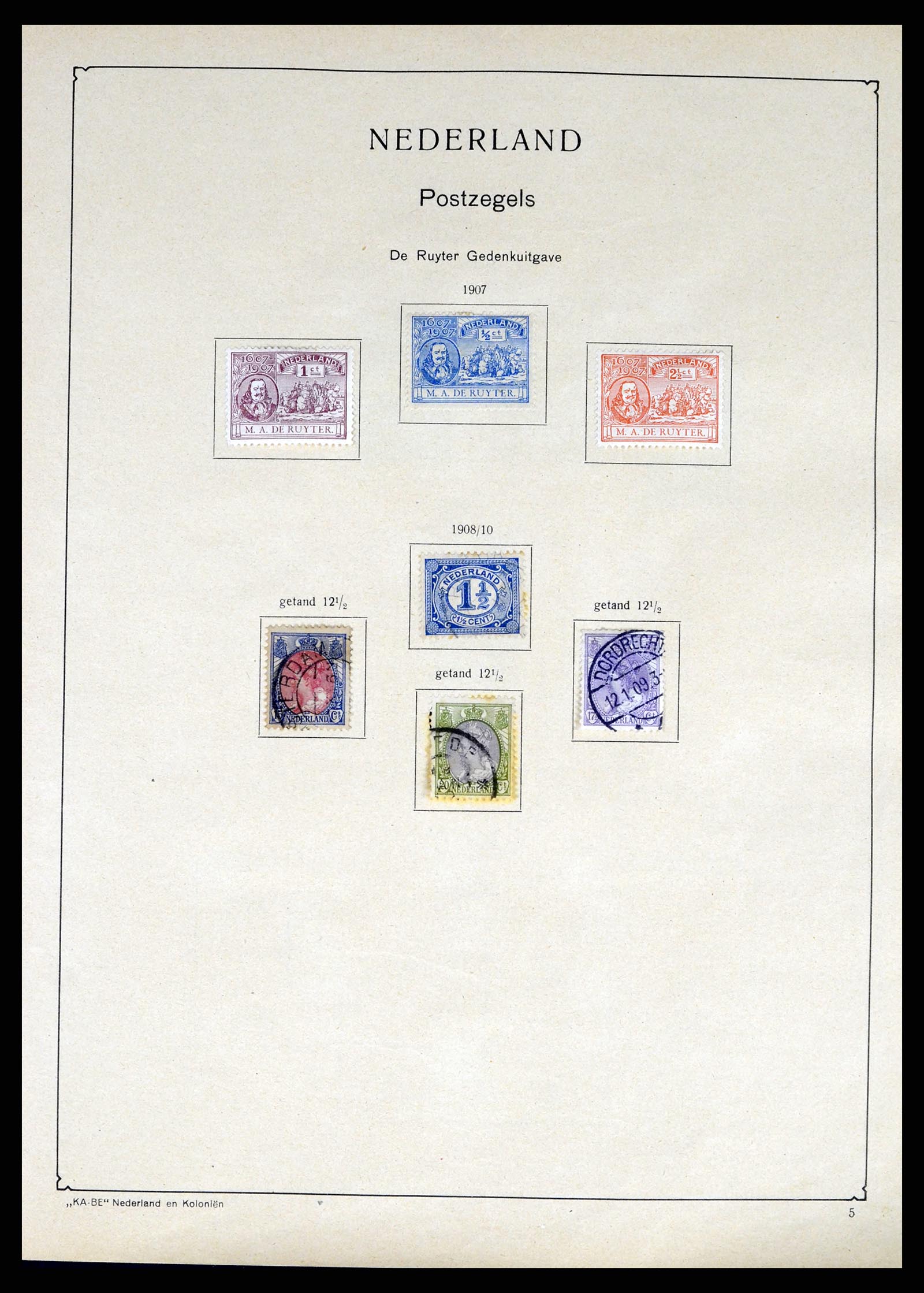 37986 005 - Postzegelverzameling 37986 Wereld 1849-1968.