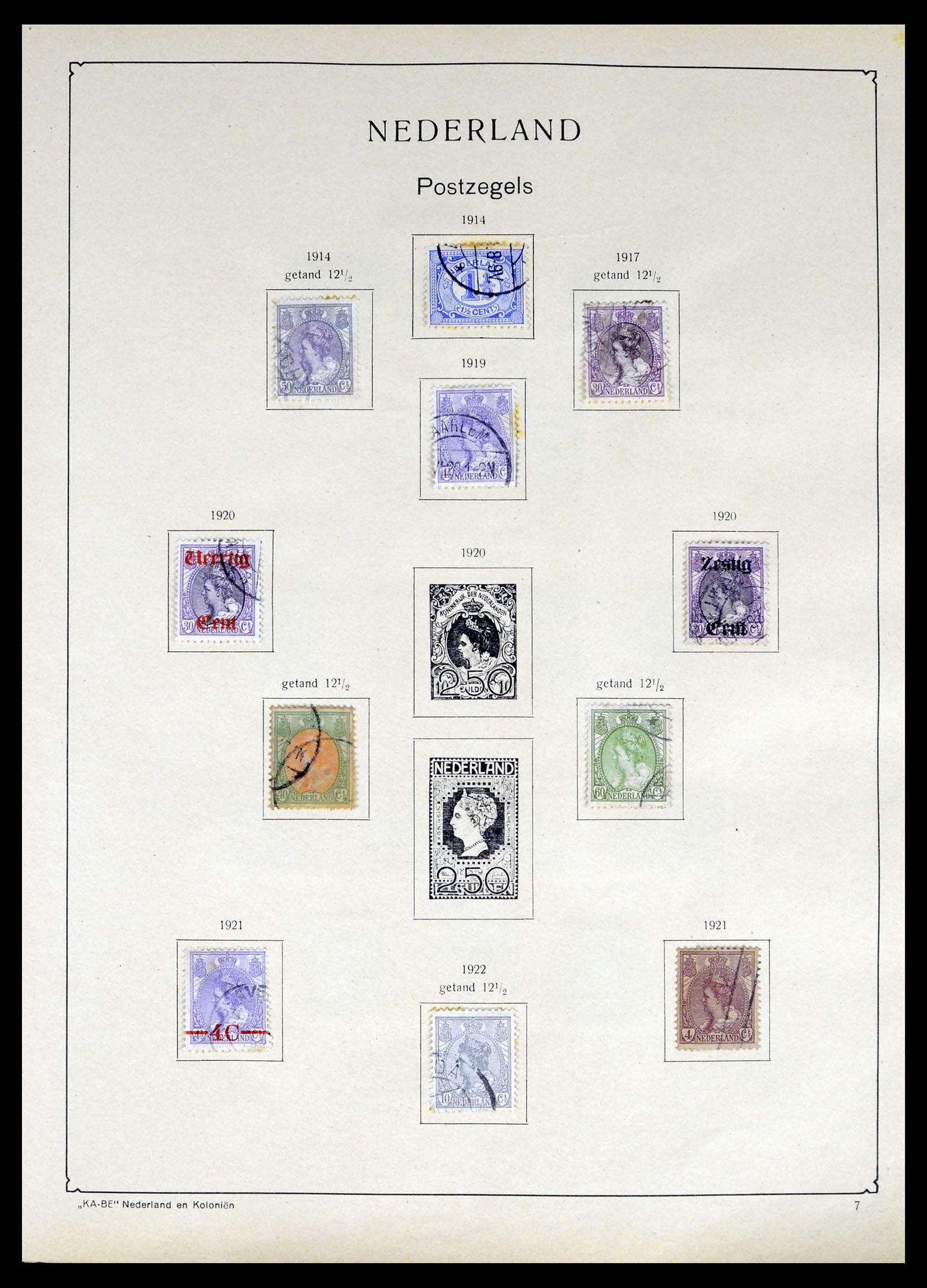 37986 007 - Postzegelverzameling 37986 Wereld 1849-1968.
