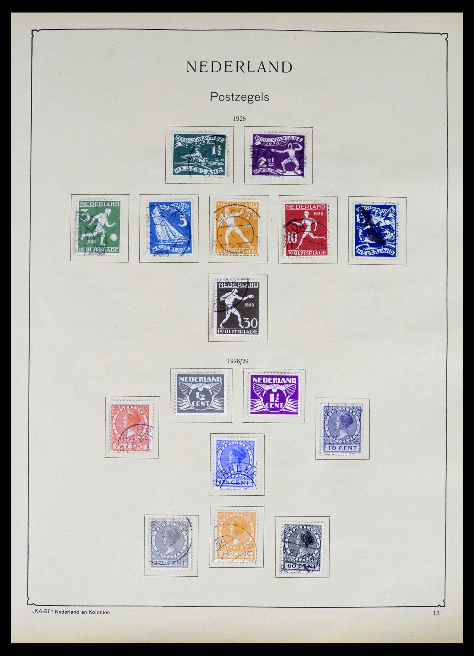 37986 014 - Postzegelverzameling 37986 Wereld 1849-1968.