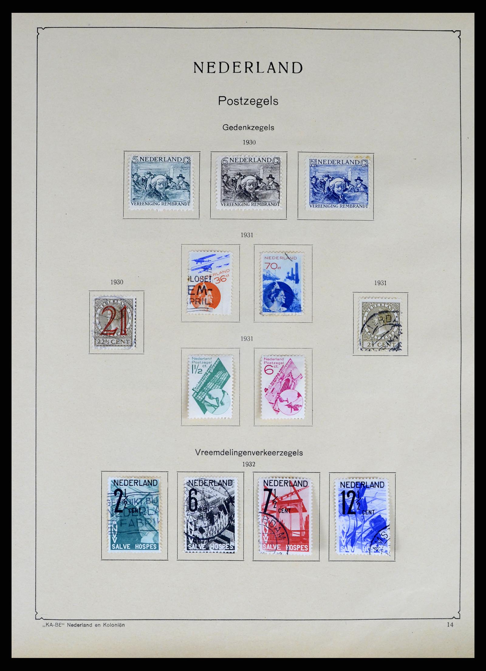 37986 015 - Postzegelverzameling 37986 Wereld 1849-1968.