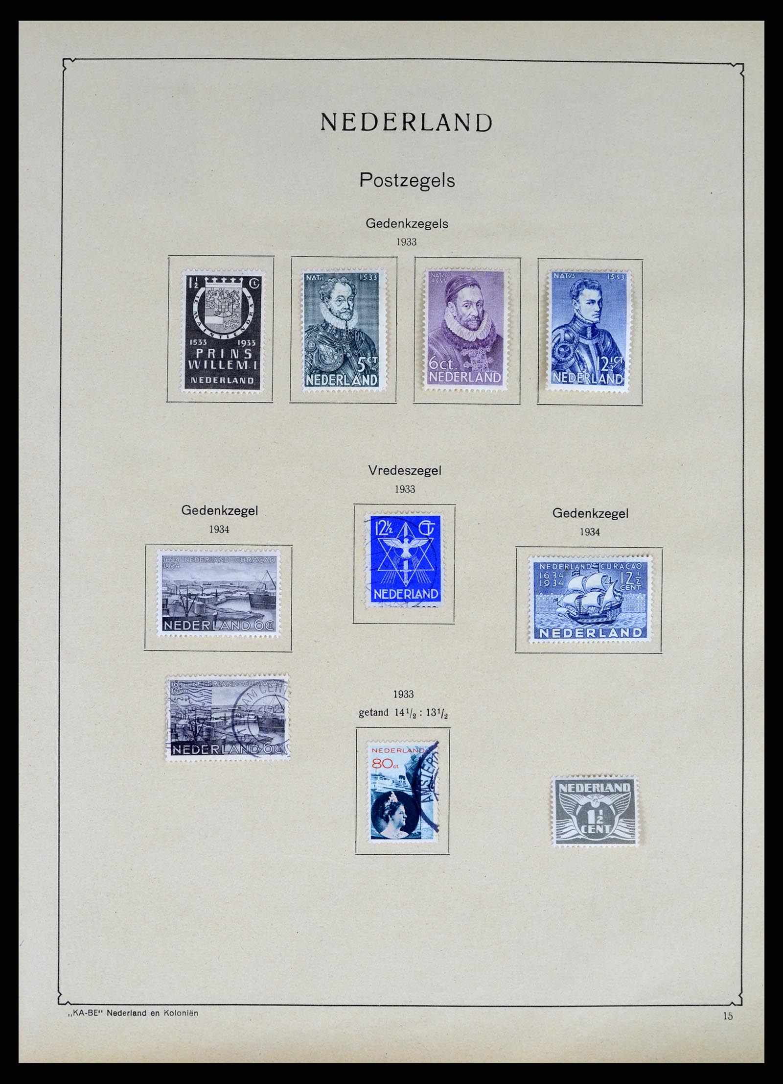 37986 016 - Postzegelverzameling 37986 Wereld 1849-1968.