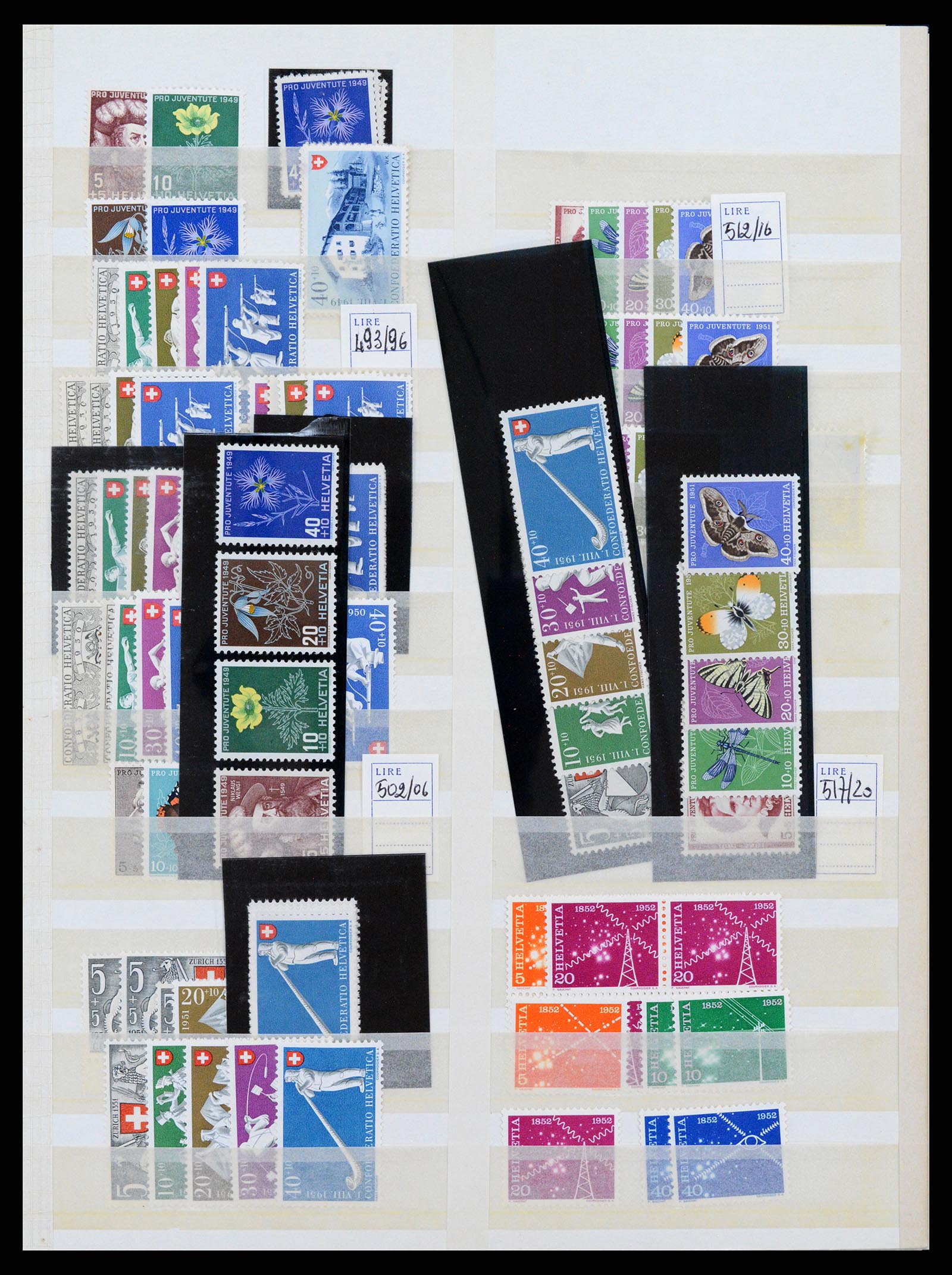 37987 007 - Stamp Collection 37987 Switzerland 1923-1964.