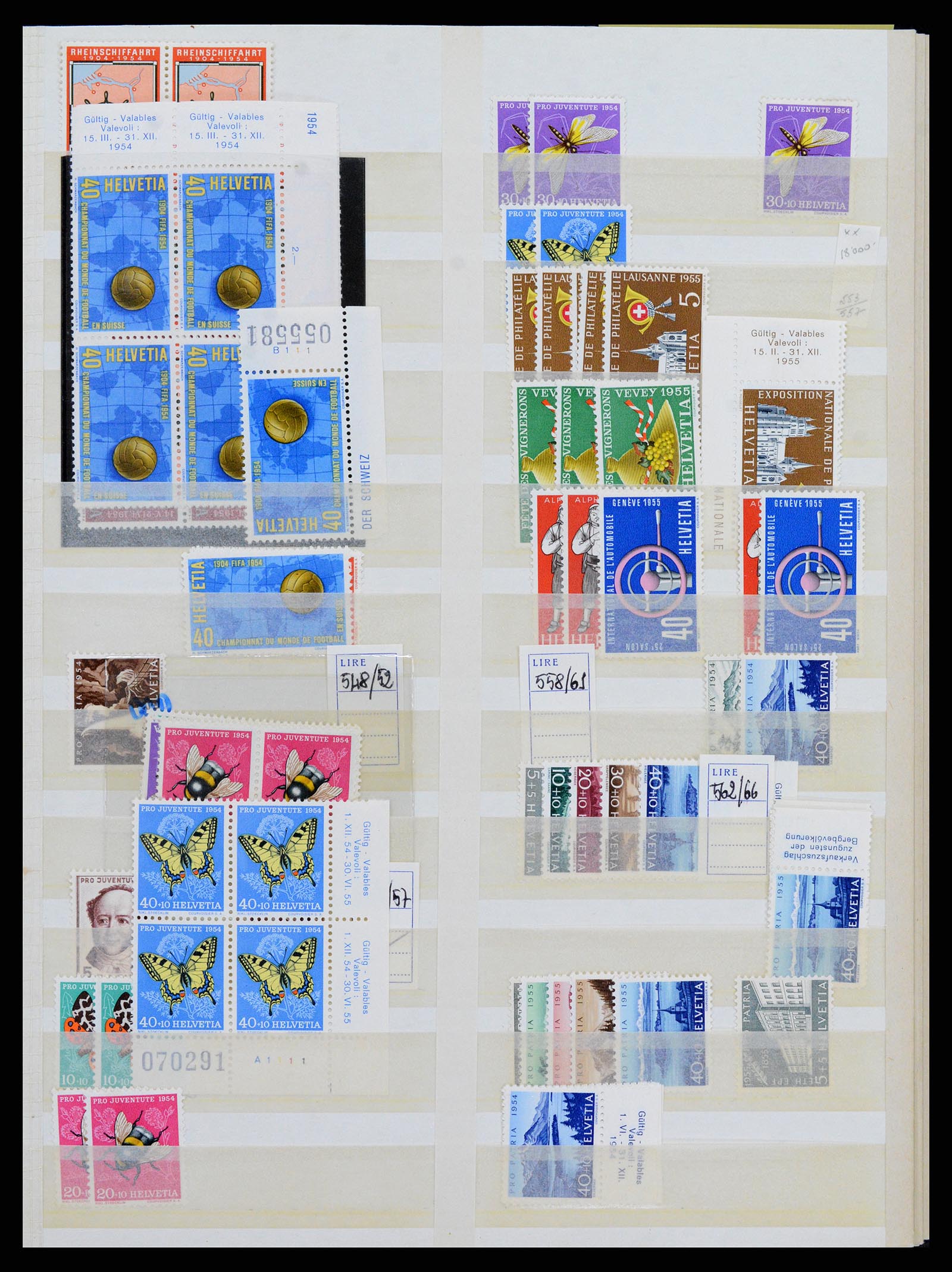 37987 009 - Stamp Collection 37987 Switzerland 1923-1964.