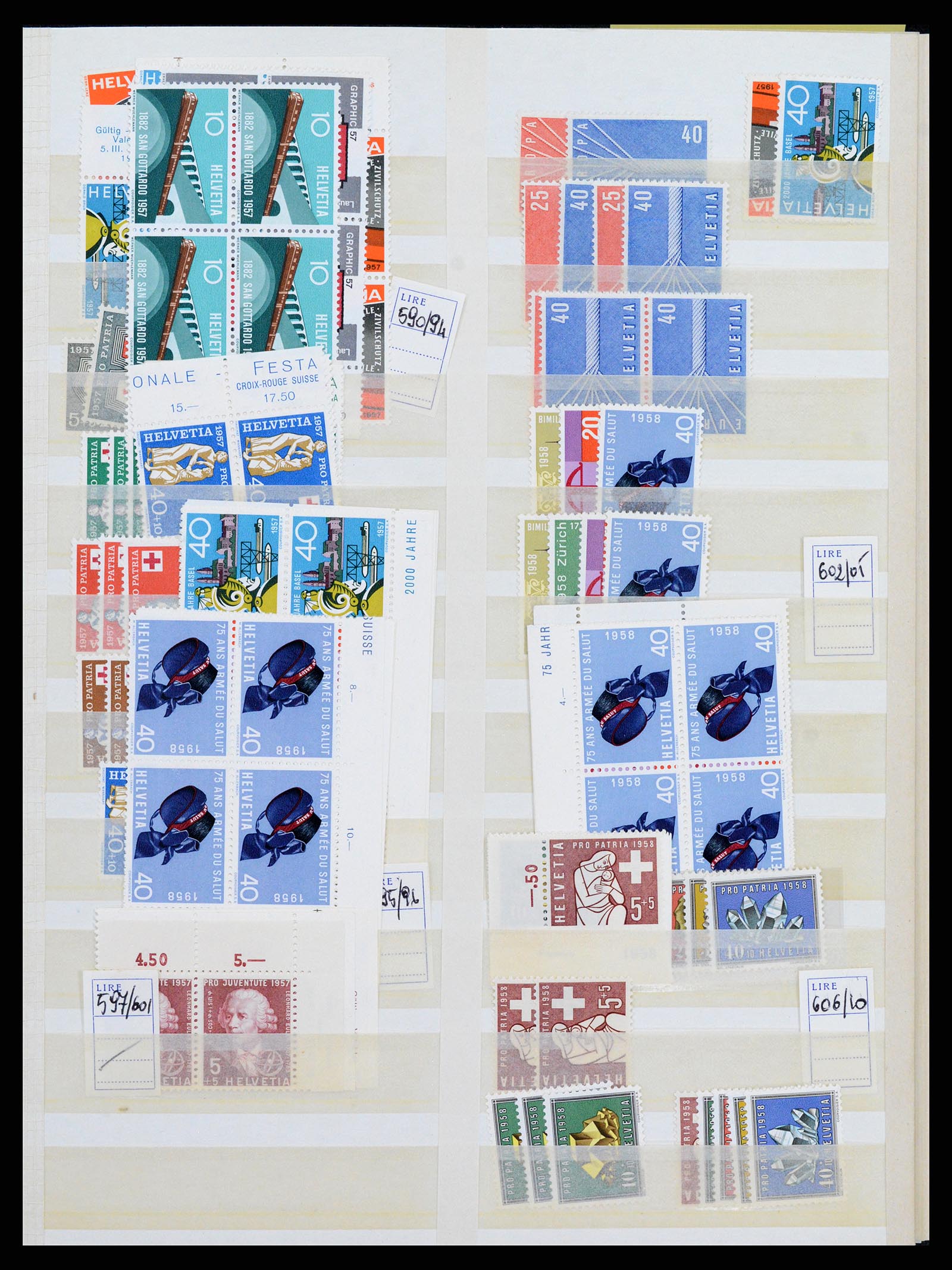 37987 011 - Stamp Collection 37987 Switzerland 1923-1964.