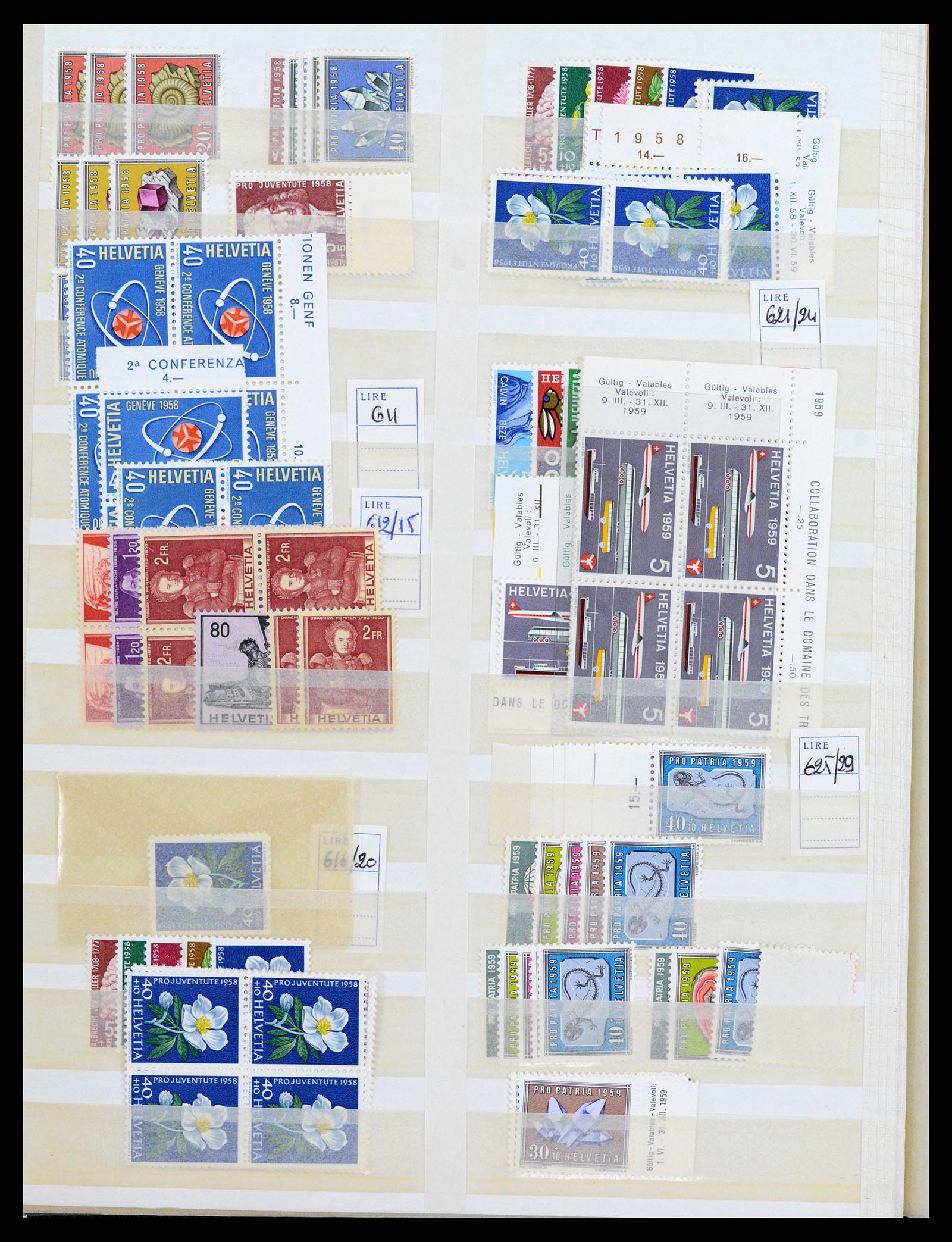 37987 012 - Postzegelverzameling 37987 Zwitserland 1923-1964.