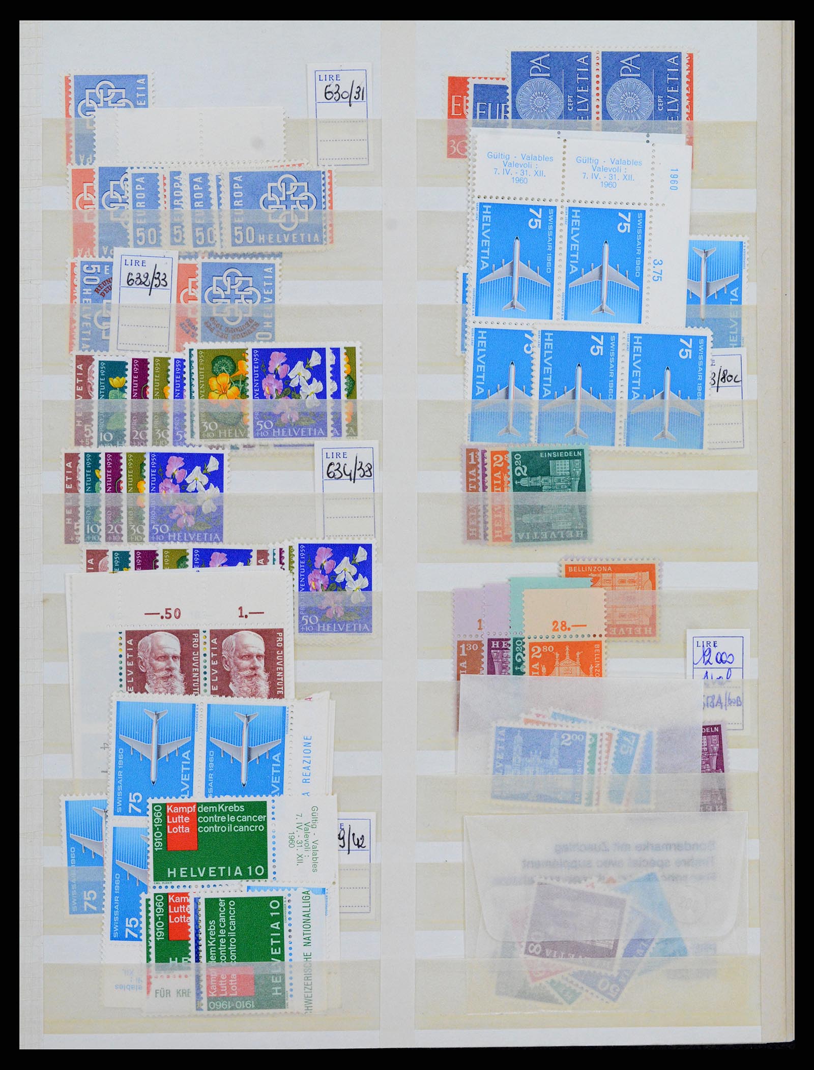 37987 013 - Stamp Collection 37987 Switzerland 1923-1964.
