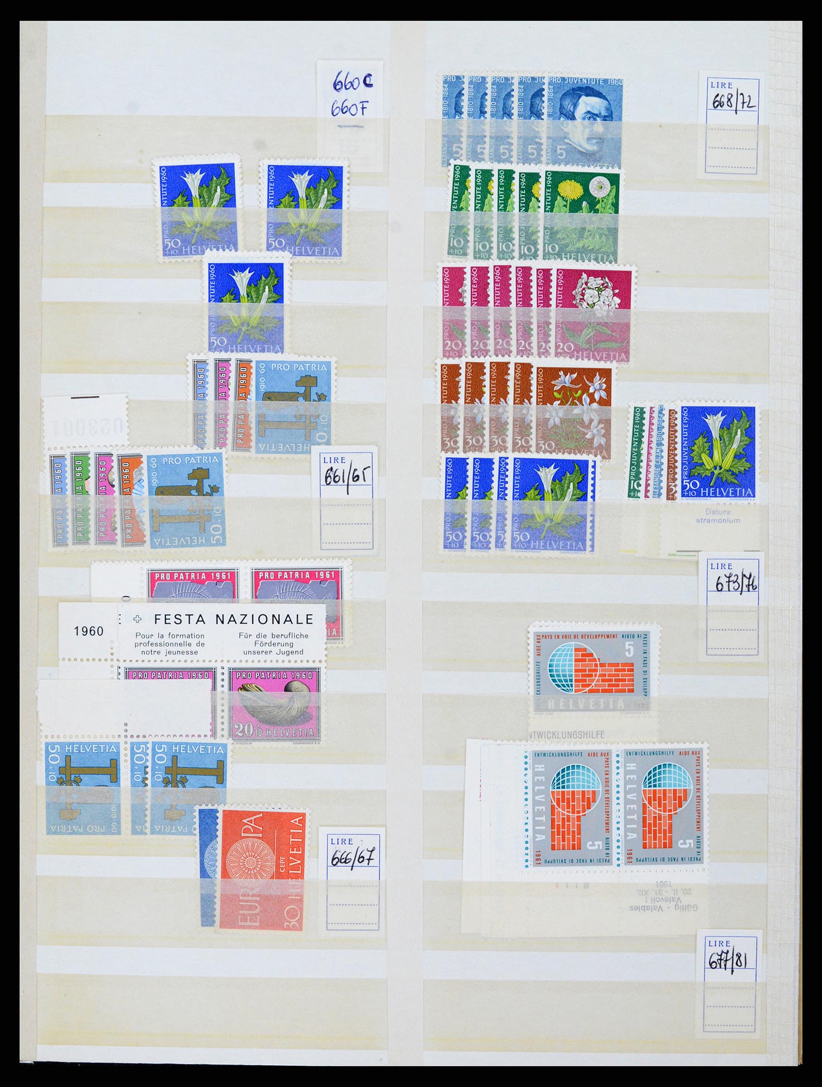 37987 014 - Stamp Collection 37987 Switzerland 1923-1964.