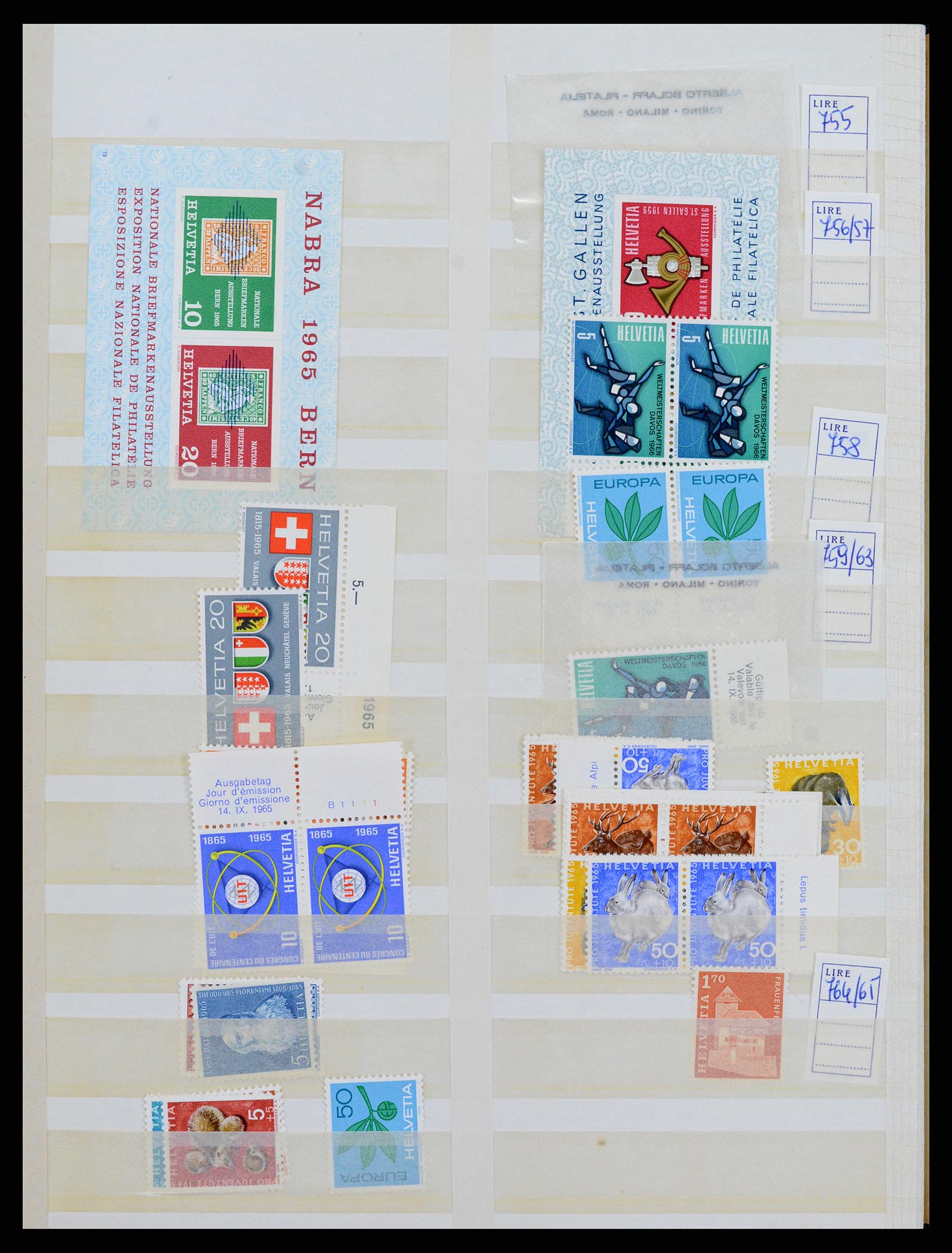 37987 017 - Stamp Collection 37987 Switzerland 1923-1964.