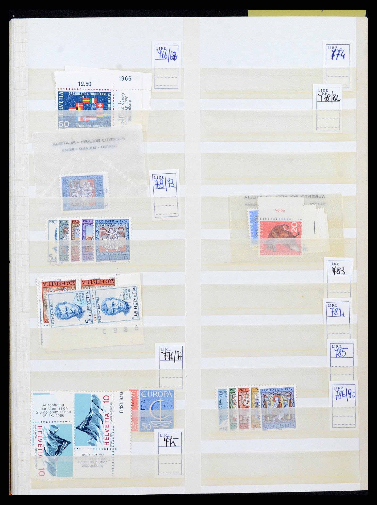 37987 018 - Stamp Collection 37987 Switzerland 1923-1964.