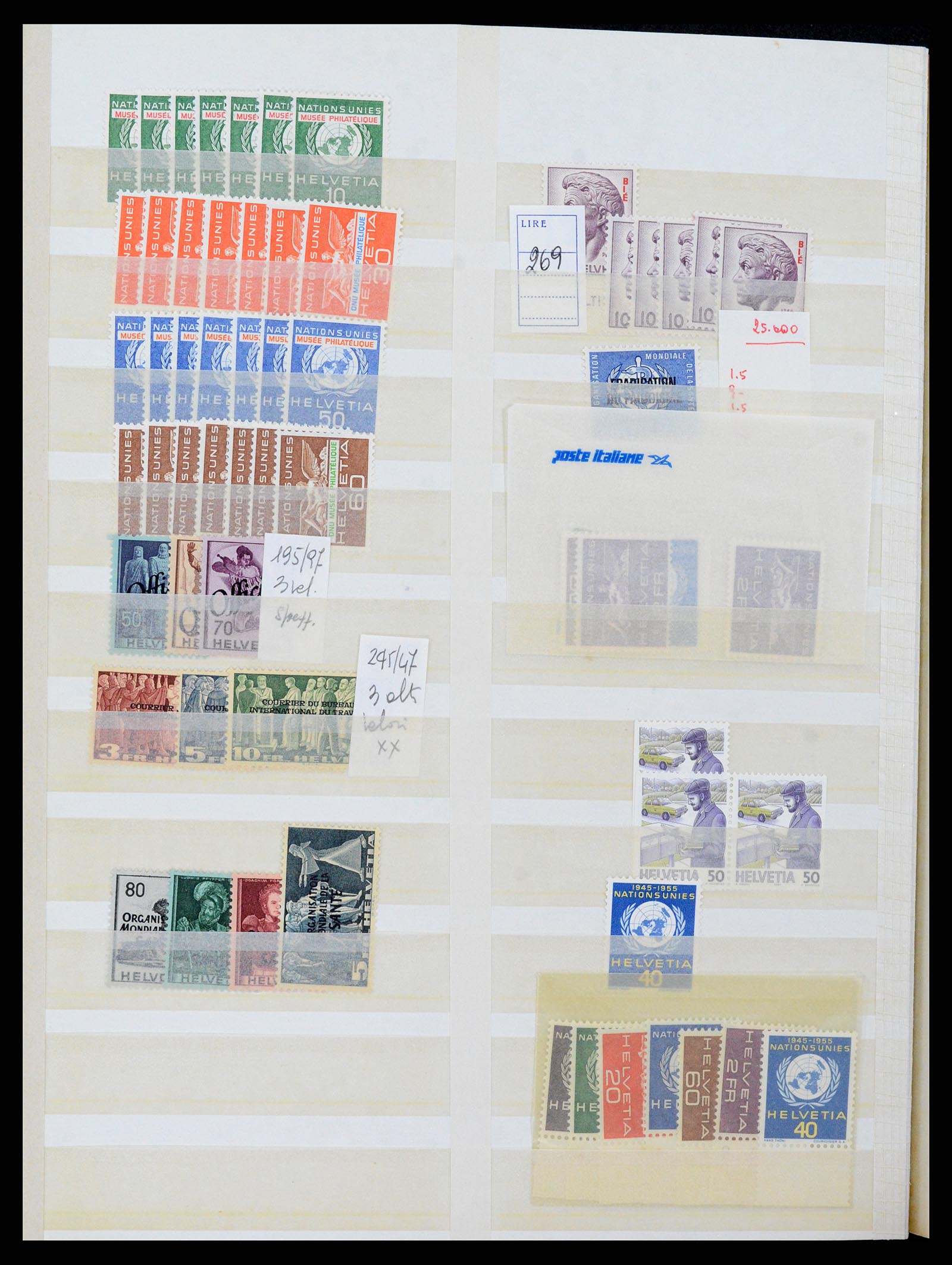 37987 021 - Stamp Collection 37987 Switzerland 1923-1964.