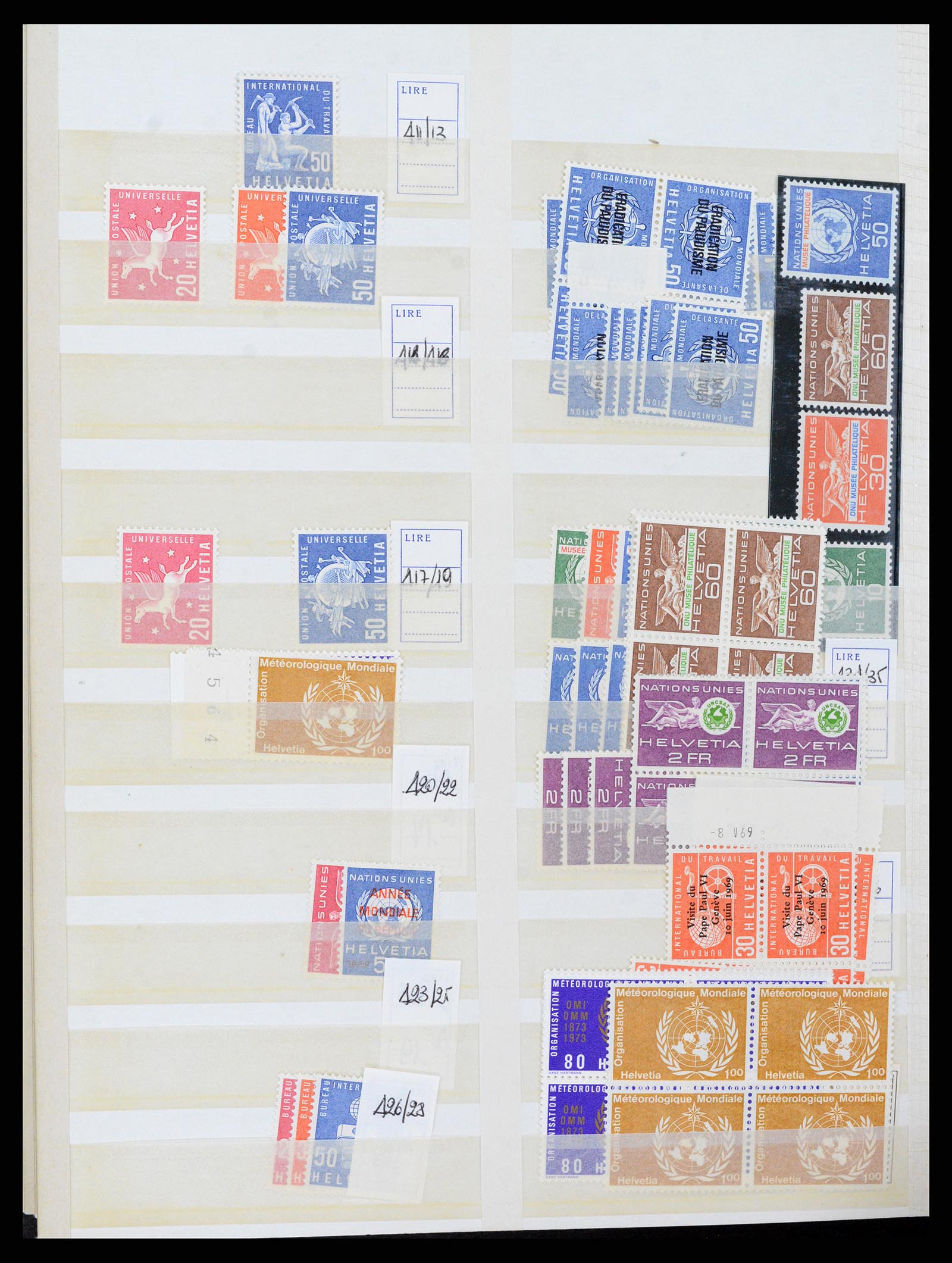 37987 023 - Stamp Collection 37987 Switzerland 1923-1964.