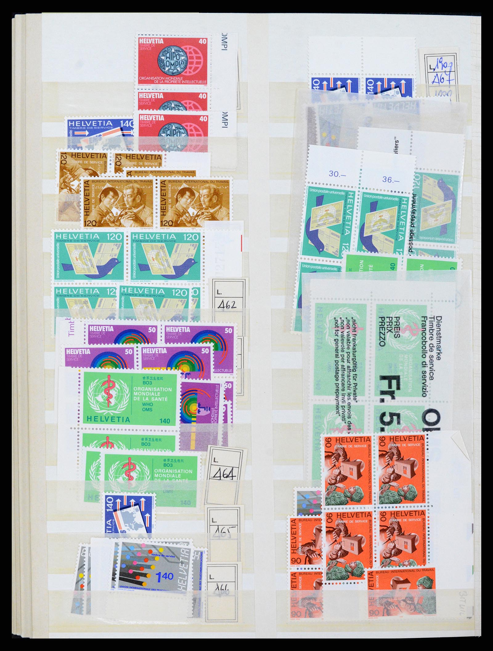 37987 025 - Stamp Collection 37987 Switzerland 1923-1964.