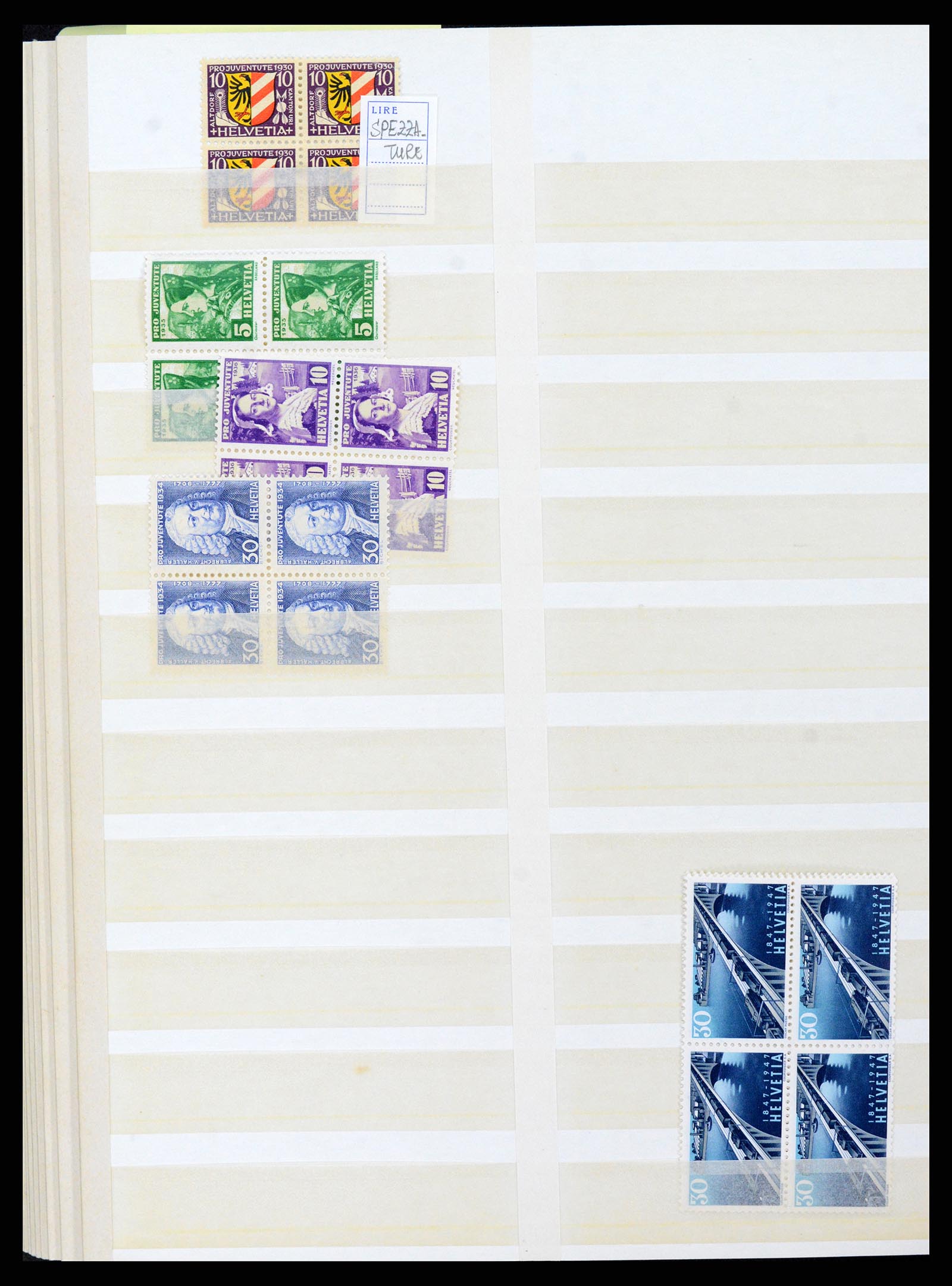 37987 030 - Stamp Collection 37987 Switzerland 1923-1964.