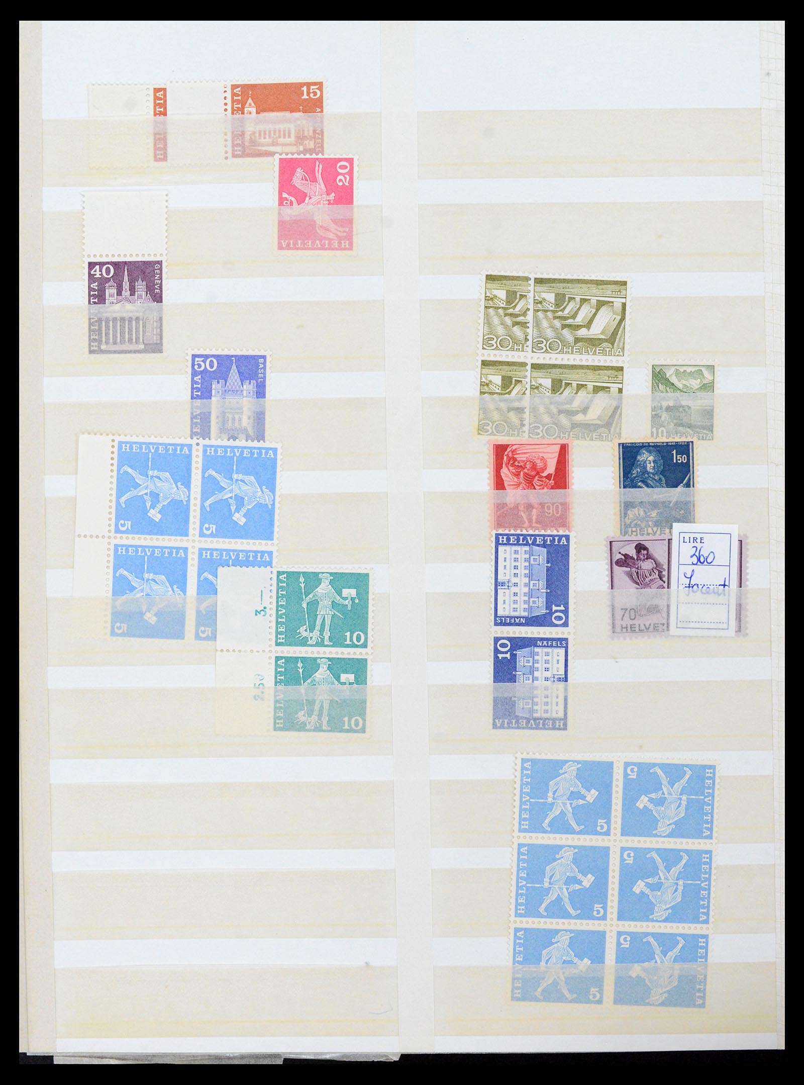 37987 033 - Stamp Collection 37987 Switzerland 1923-1964.