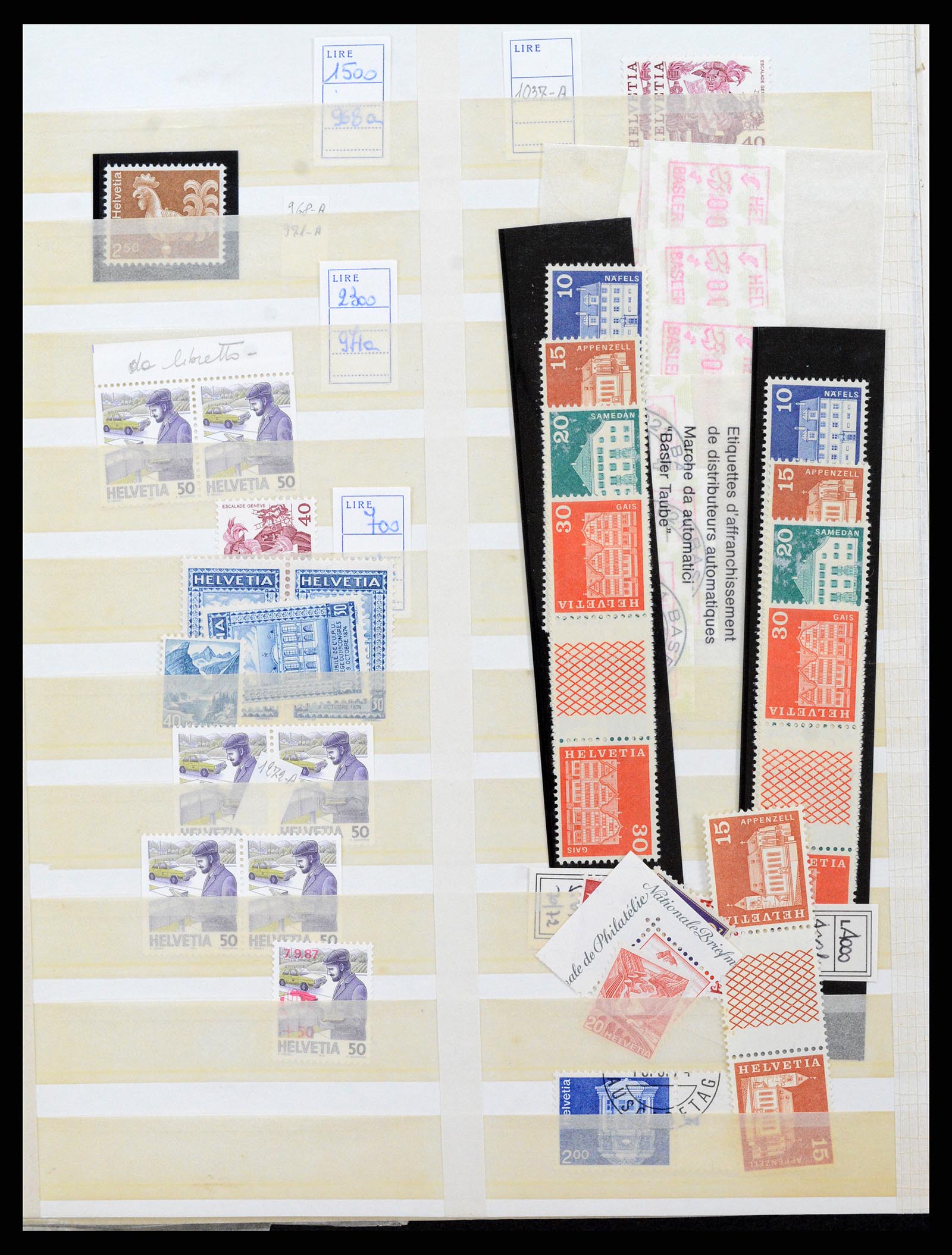 37987 035 - Stamp Collection 37987 Switzerland 1923-1964.