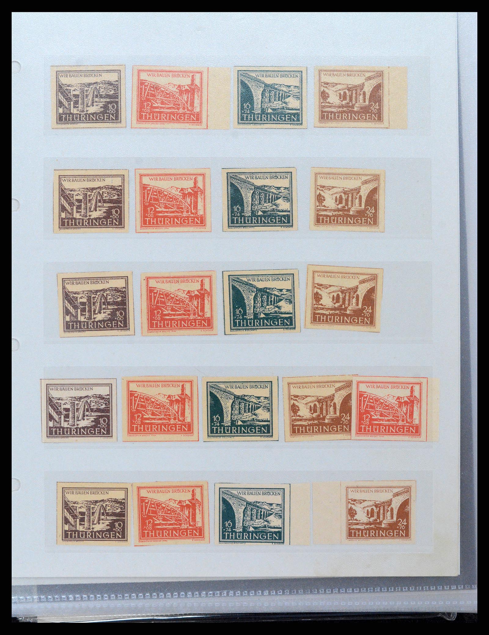 37988 033 - Postzegelverzameling 37988 Europese landen 1919-1948.
