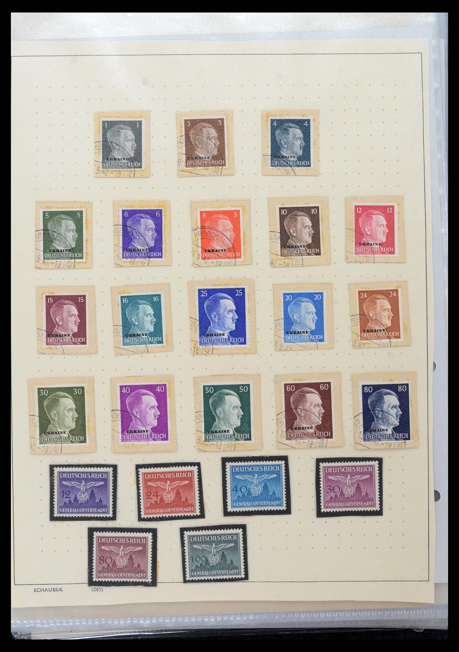 37988 042 - Postzegelverzameling 37988 Europese landen 1919-1948.