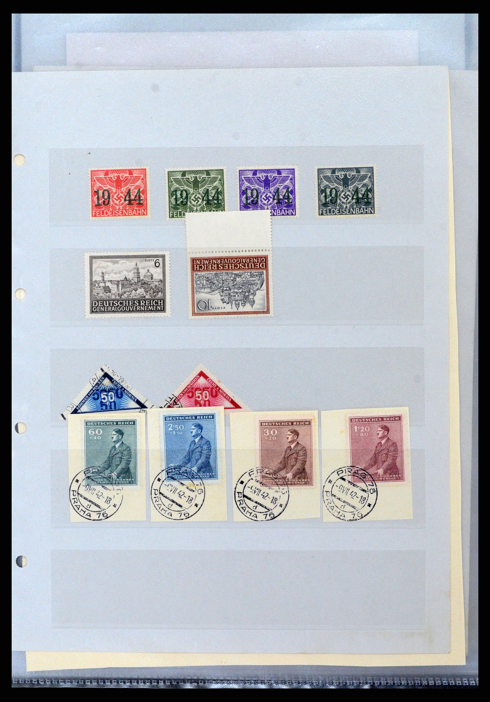 37988 043 - Postzegelverzameling 37988 Europese landen 1919-1948.