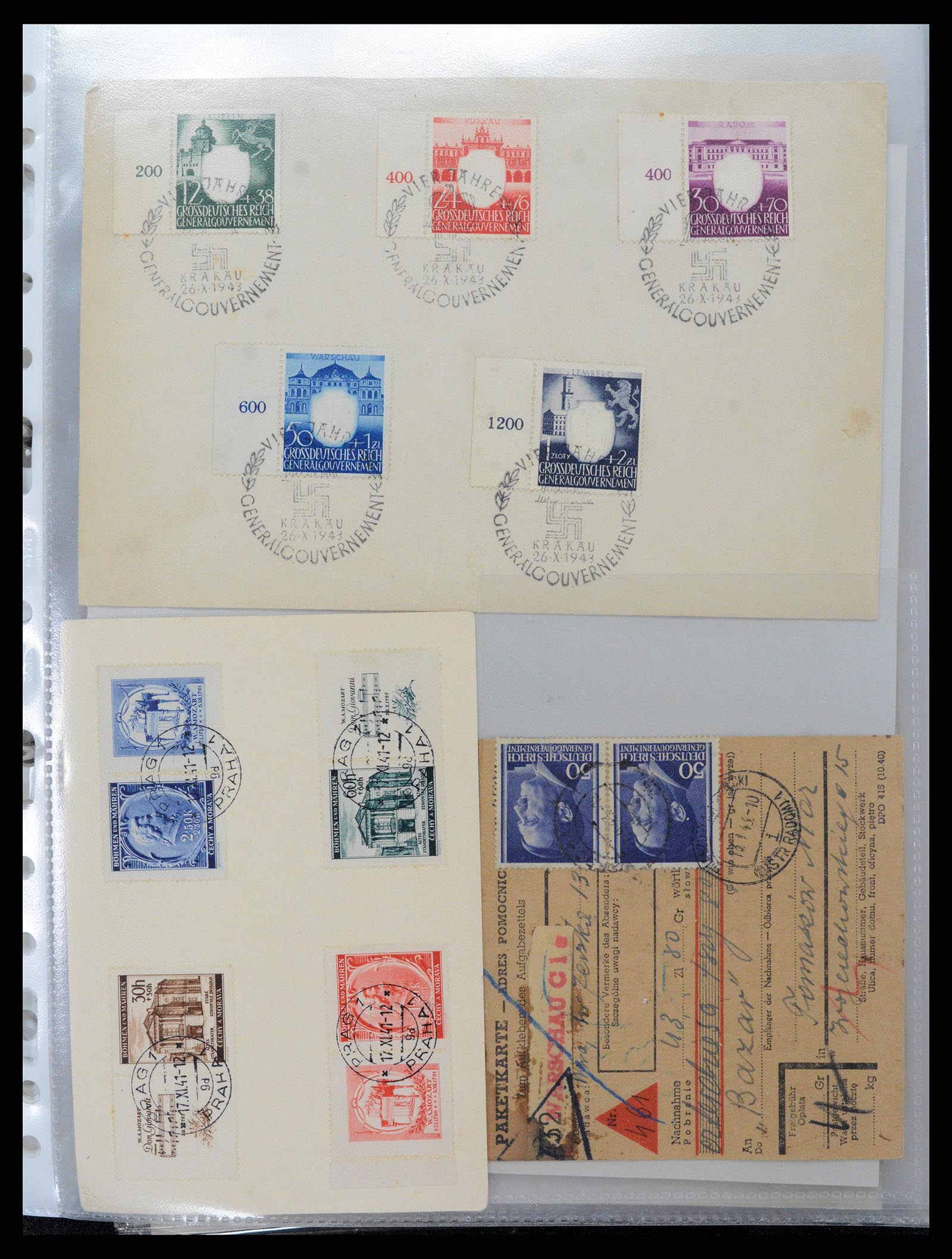 37988 051 - Postzegelverzameling 37988 Europese landen 1919-1948.