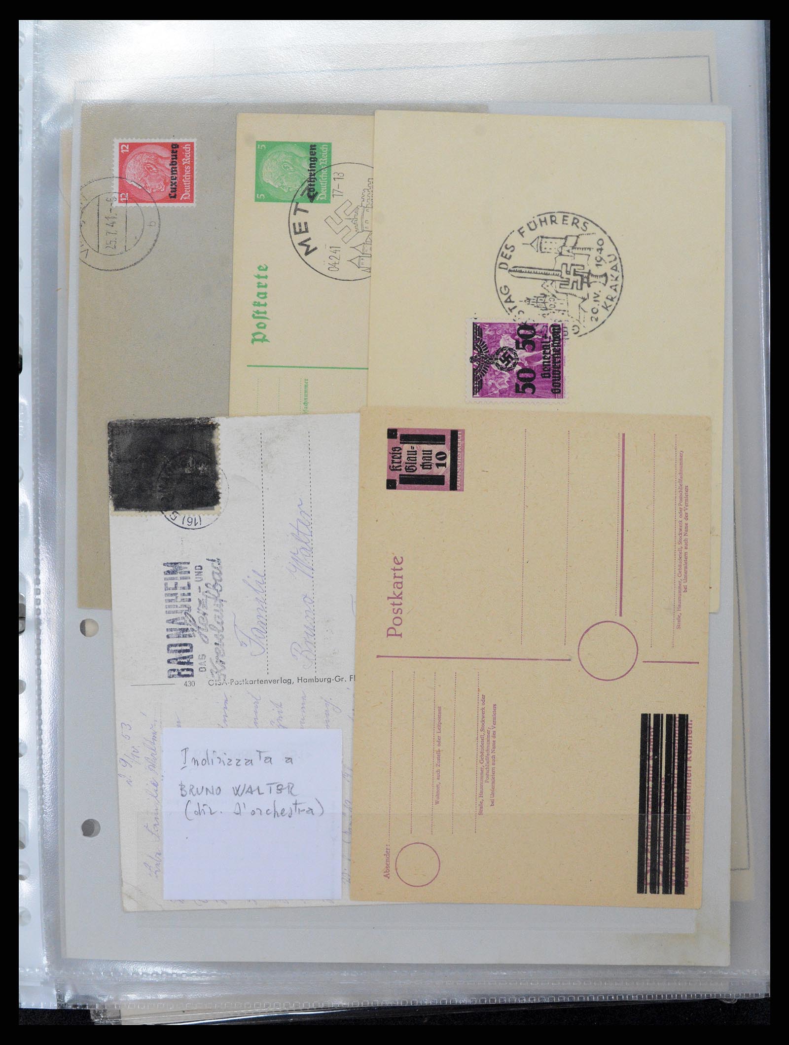 37988 053 - Postzegelverzameling 37988 Europese landen 1919-1948.
