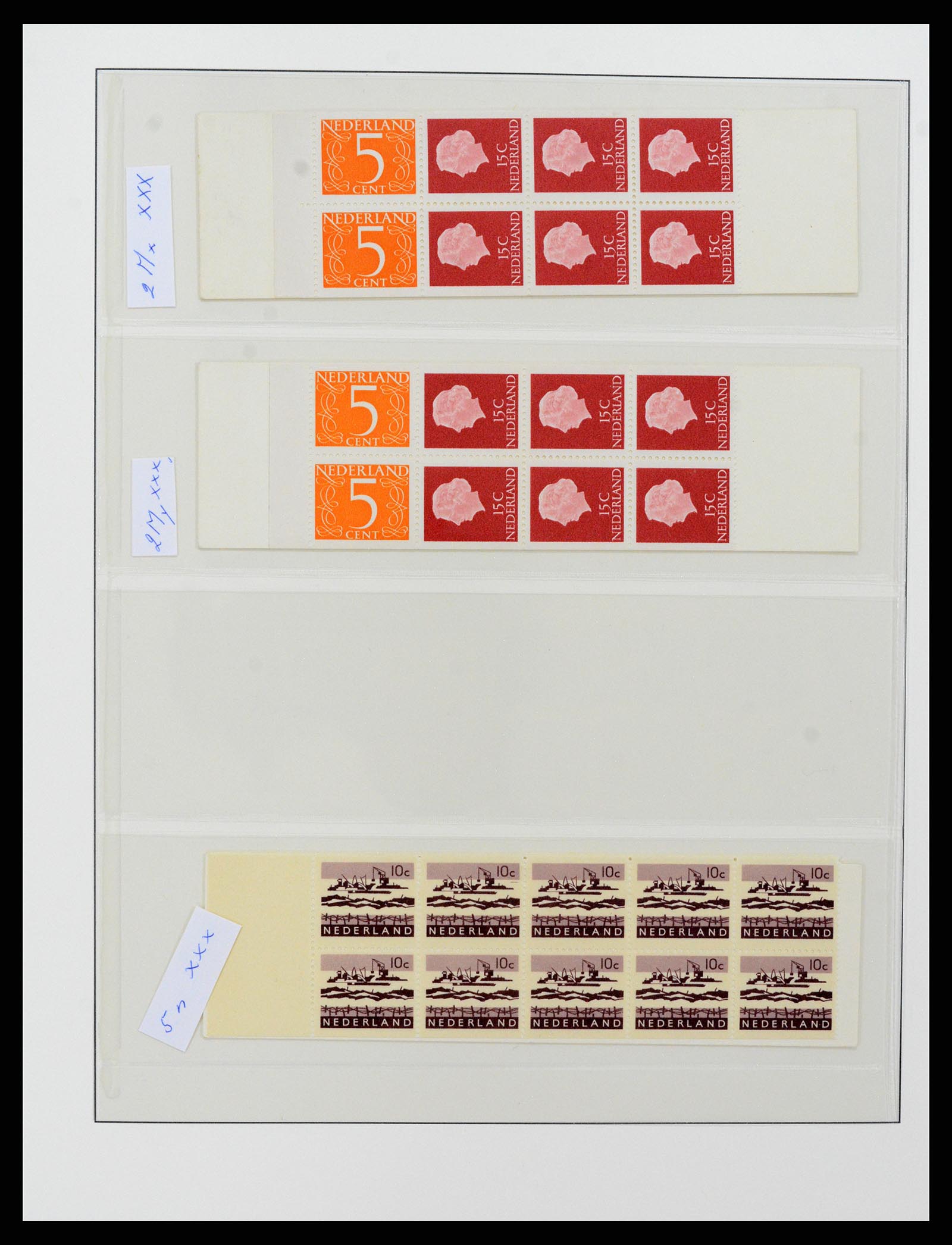 37994 003 - Postzegelverzameling 37994 Nederland automaatboekjes 1964-2002.
