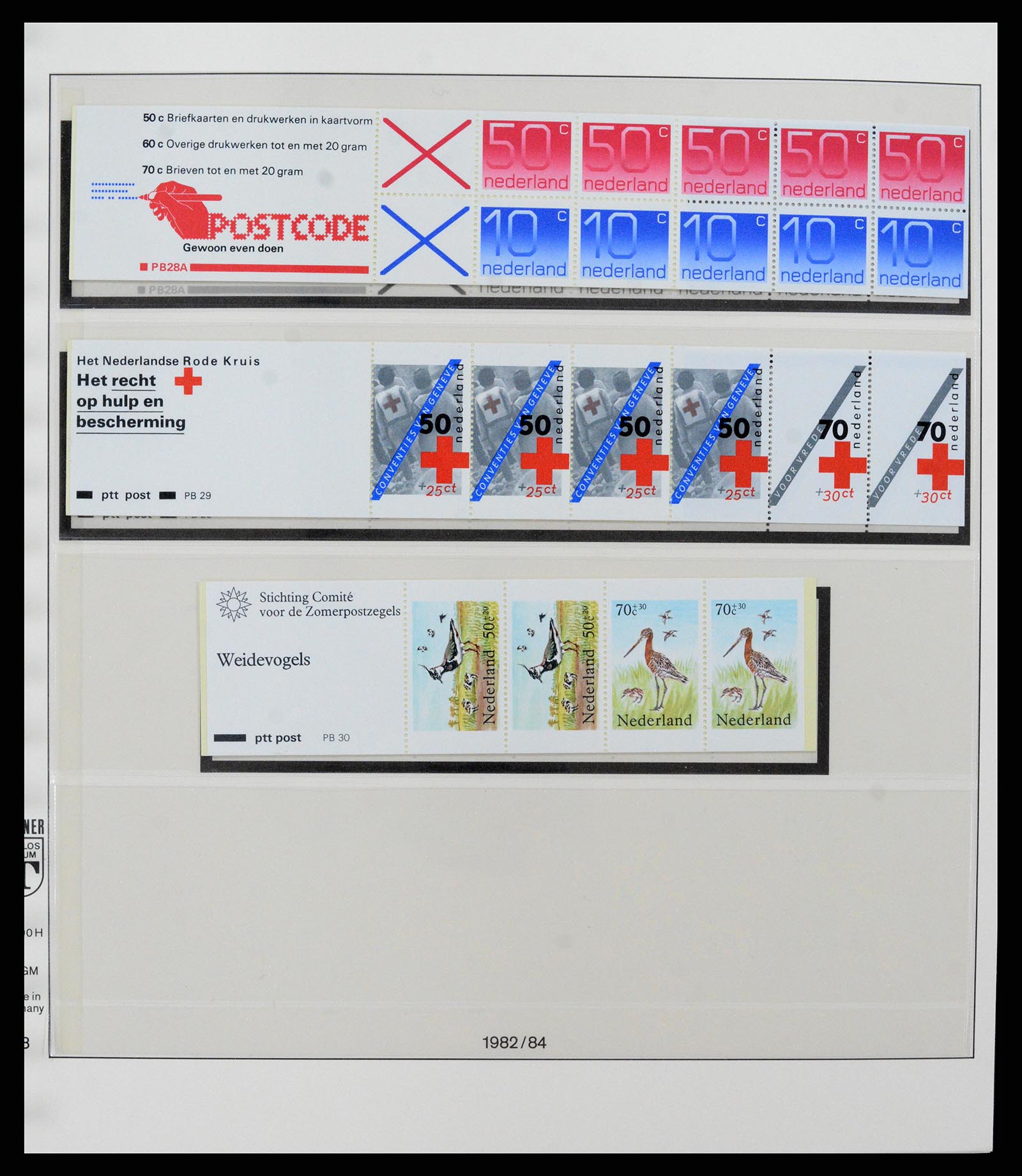 37994 020 - Postzegelverzameling 37994 Nederland automaatboekjes 1964-2002.