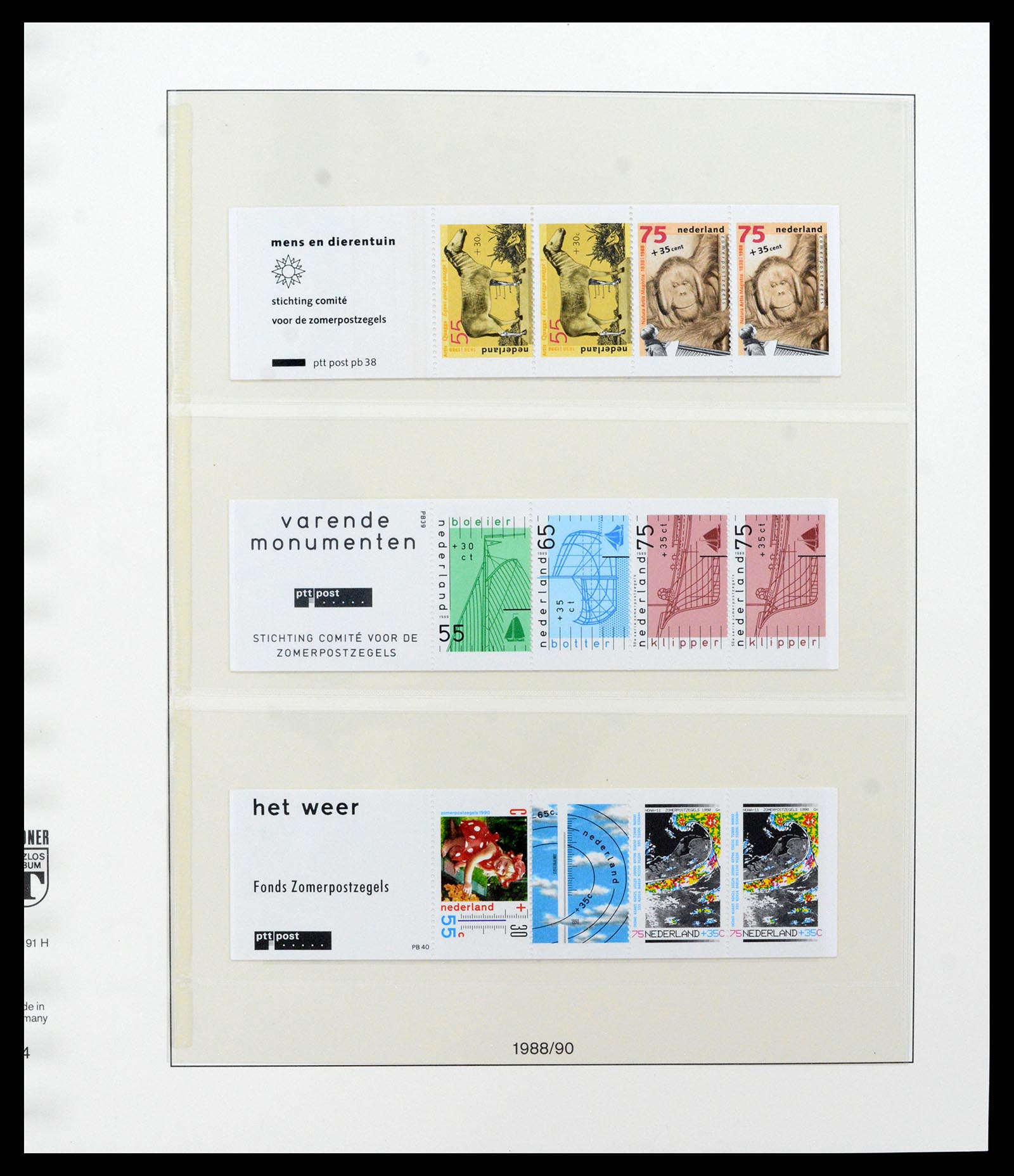 37994 024 - Stamp Collection 37994 Netherlands stampbooklets 1964-2002.