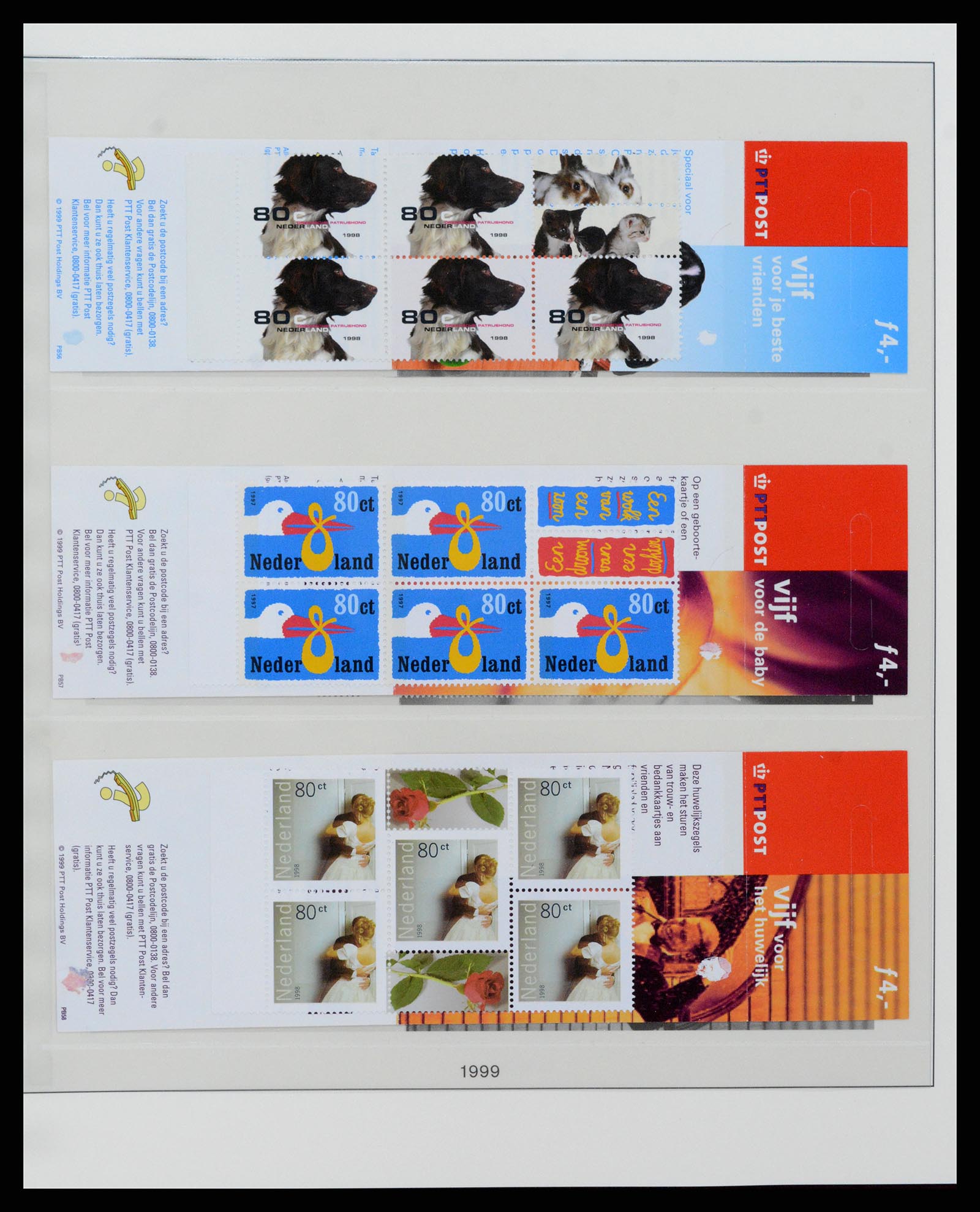 37994 032 - Stamp Collection 37994 Netherlands stampbooklets 1964-2002.