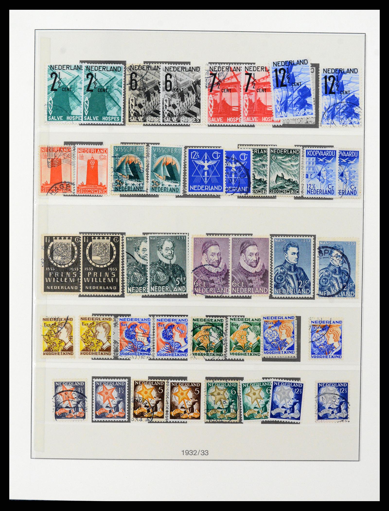 37997 014 - Postzegelverzameling 37997 Nederland 1852-1966.
