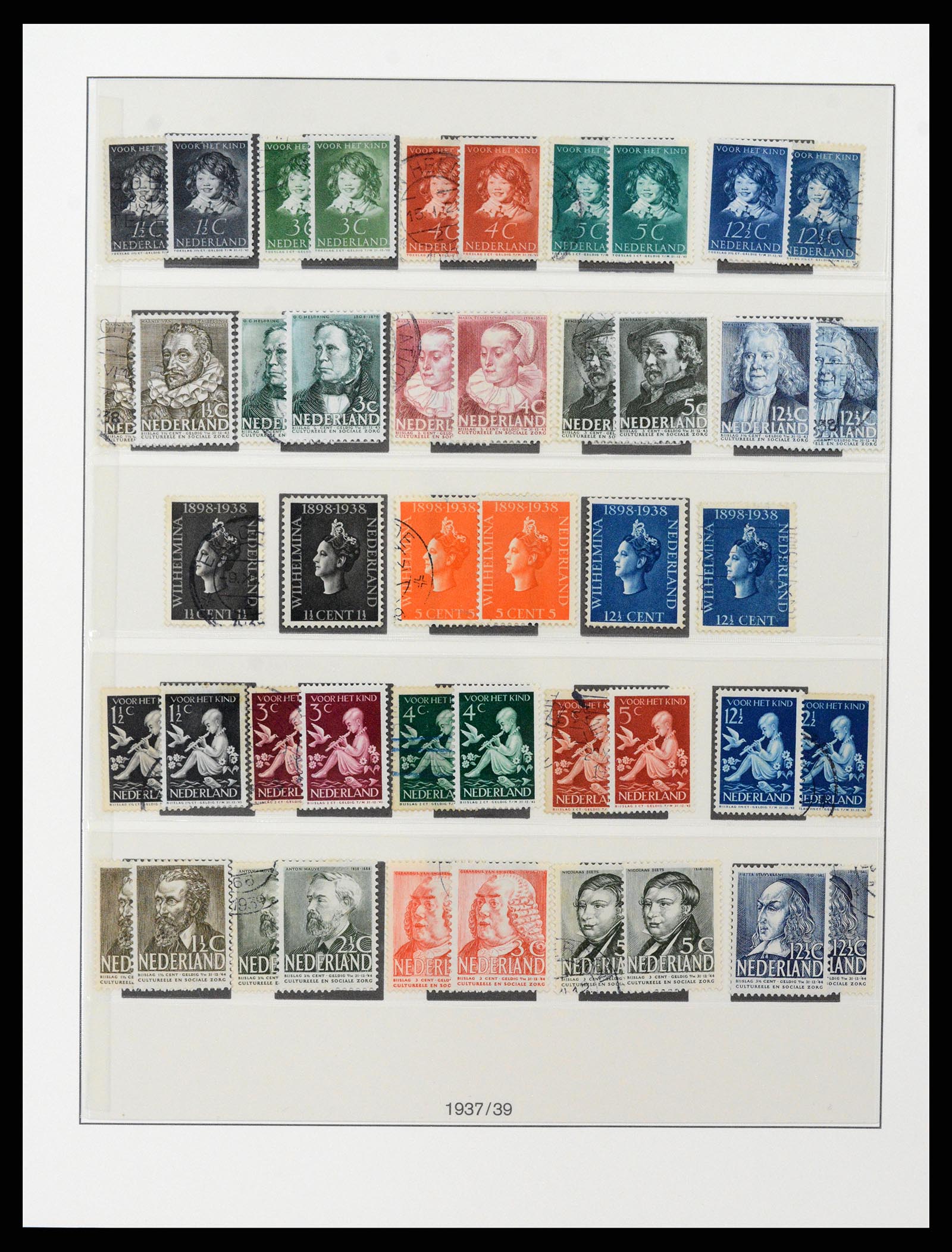 37997 017 - Postzegelverzameling 37997 Nederland 1852-1966.