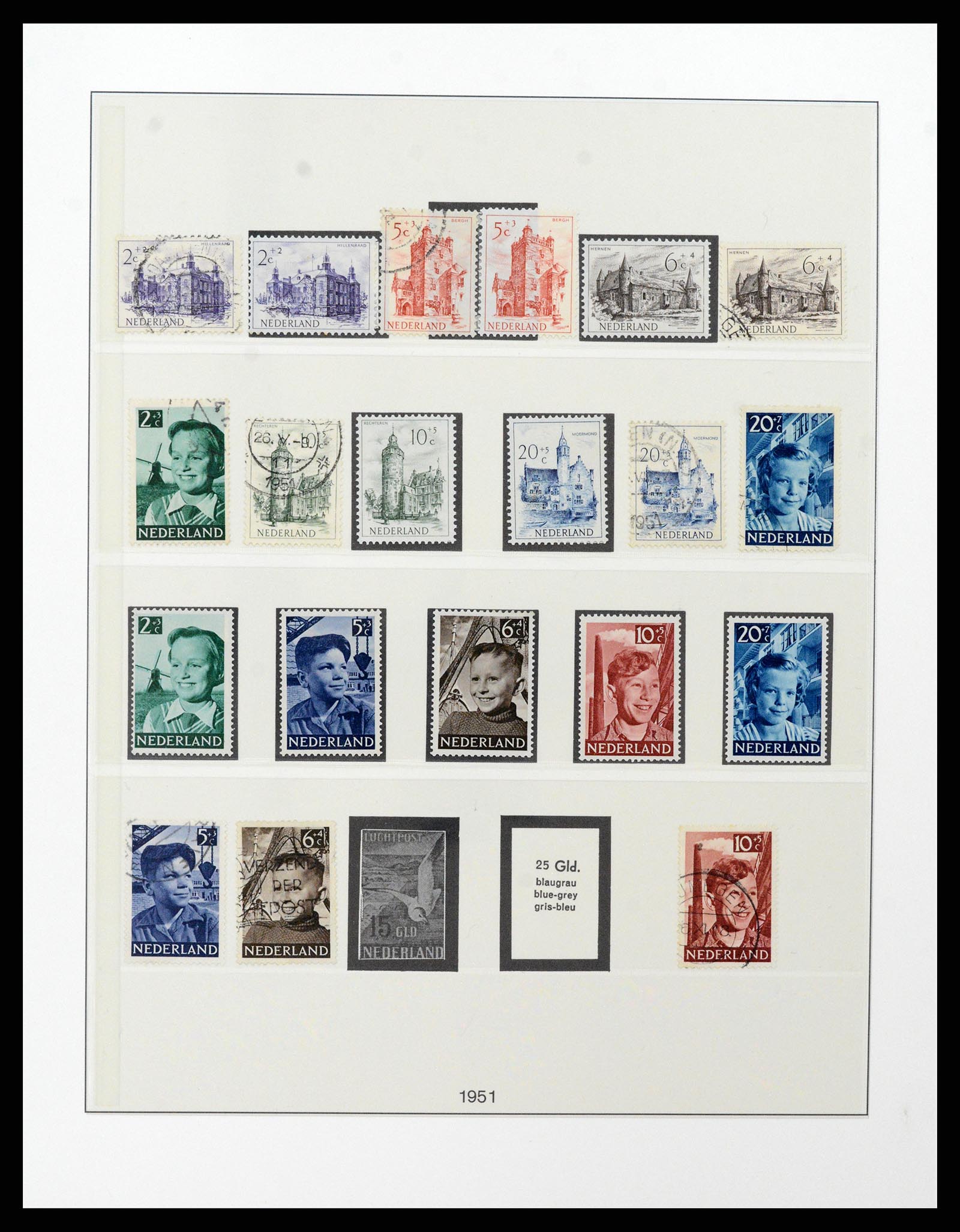 37997 040 - Stamp Collection 37997 Netherlands 1852-1966.