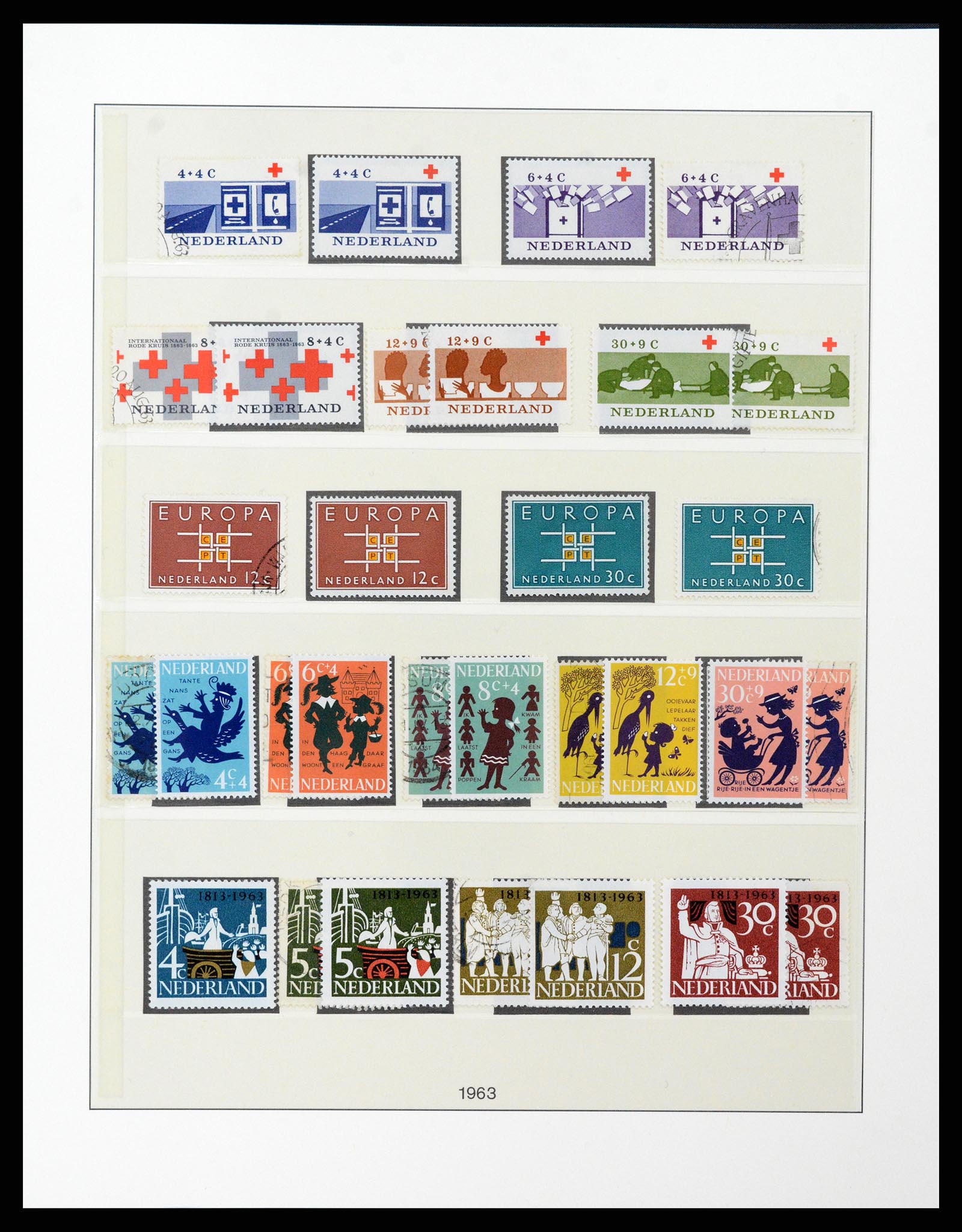 37997 056 - Stamp Collection 37997 Netherlands 1852-1966.