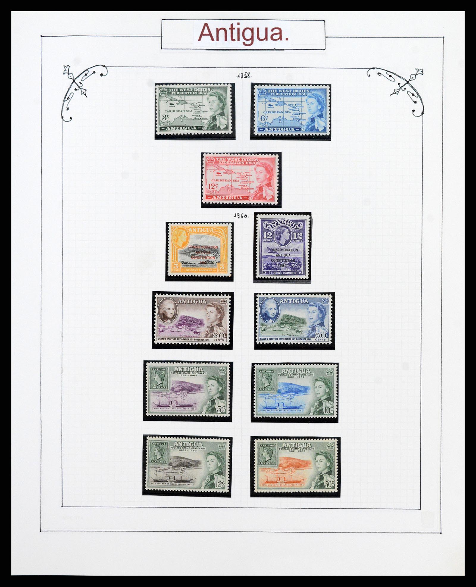 38000 0009 - Postzegelverzameling 38000 Engelse koloniën superverzameling 1851-196