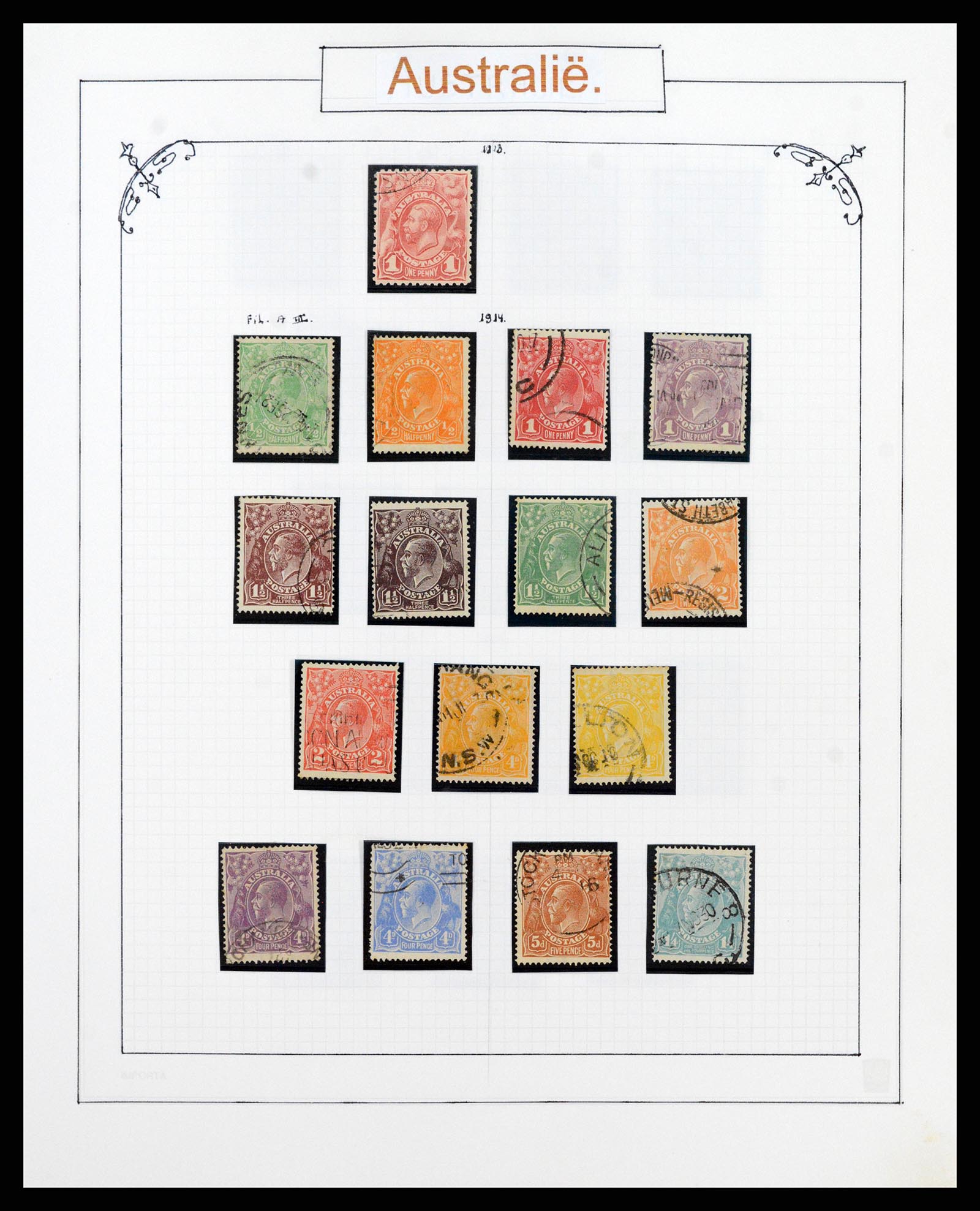 38000 0013 - Postzegelverzameling 38000 Engelse koloniën superverzameling 1851-196