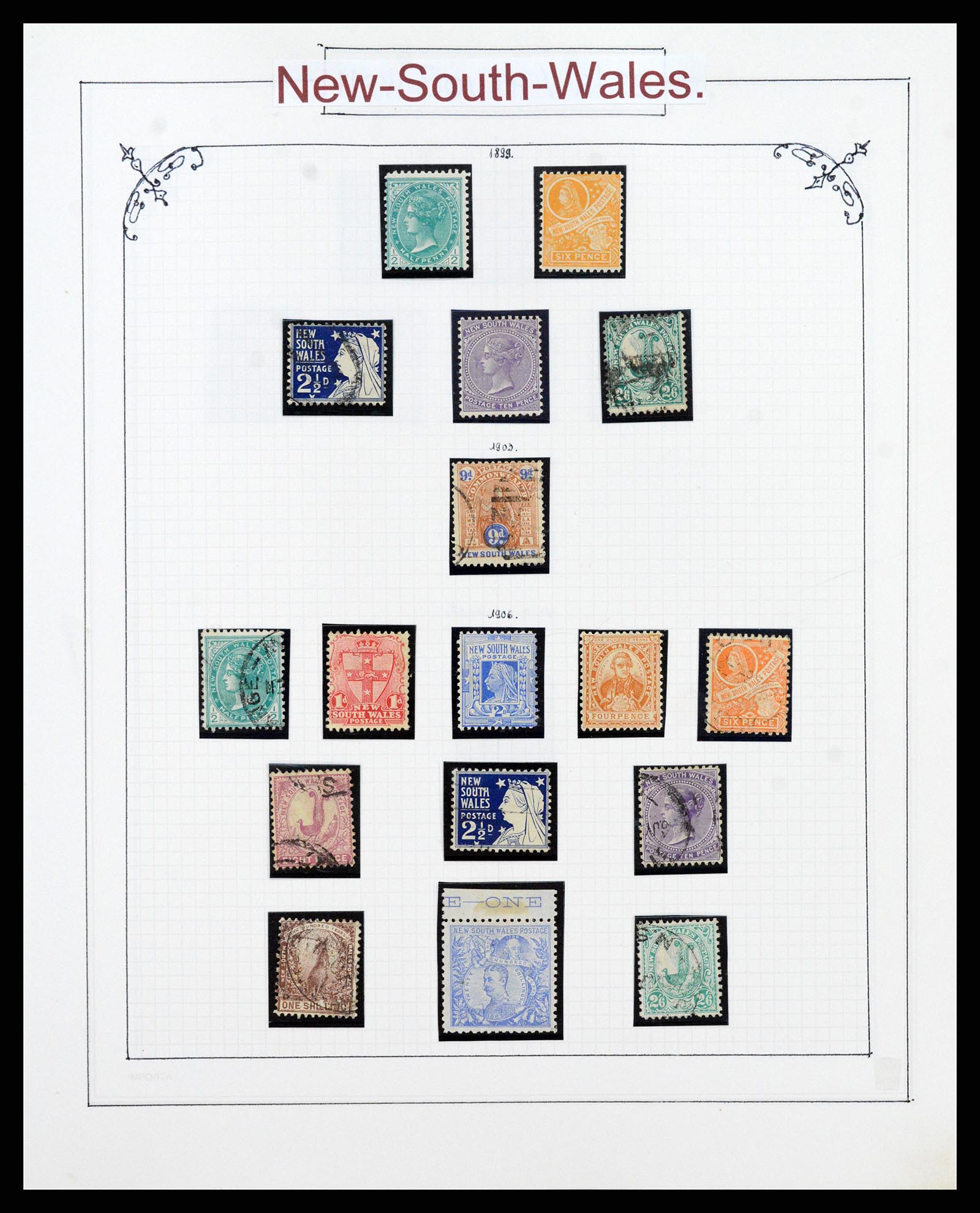 38000 0045 - Postzegelverzameling 38000 Engelse koloniën superverzameling 1851-196