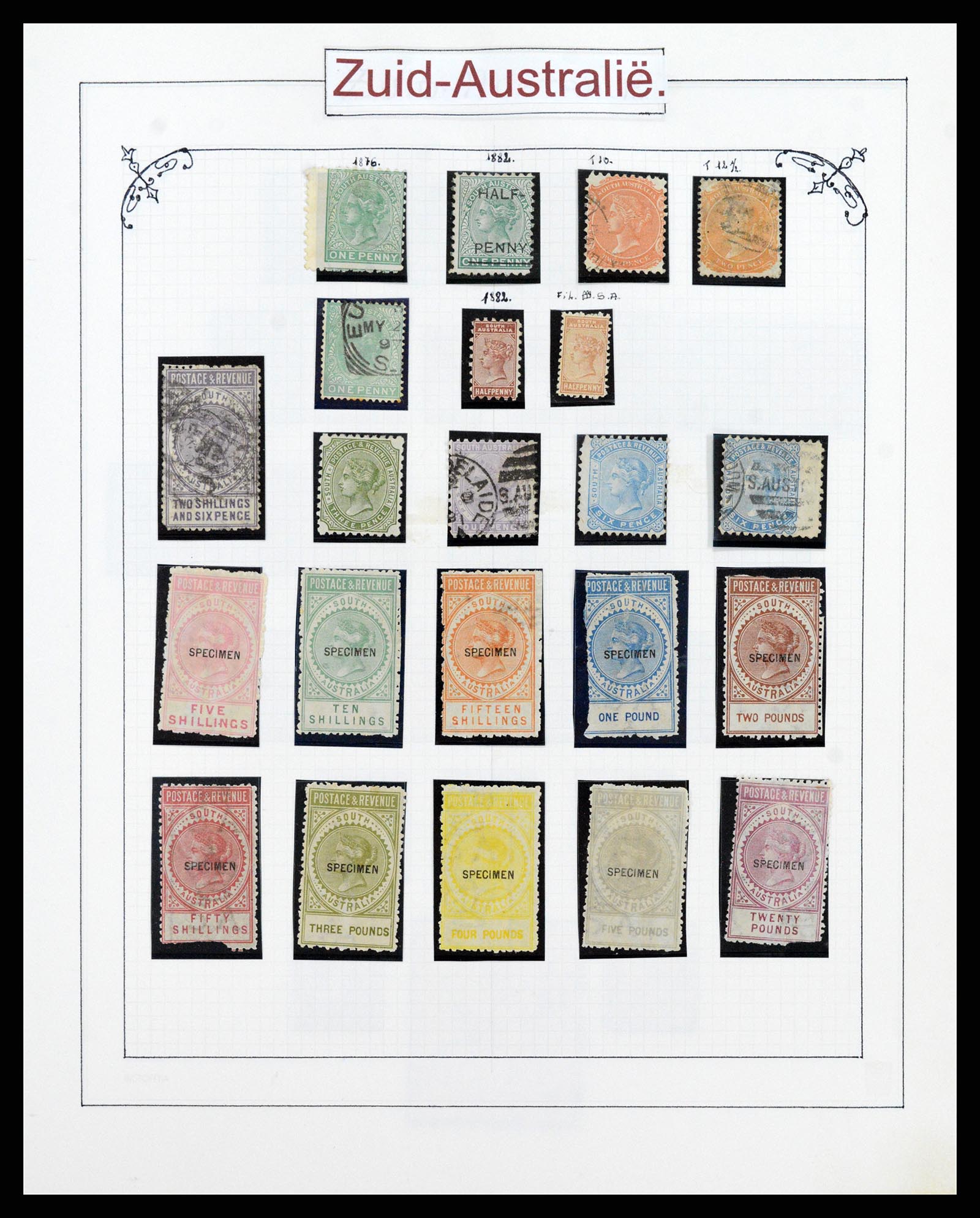 38000 0057 - Postzegelverzameling 38000 Engelse koloniën superverzameling 1851-196