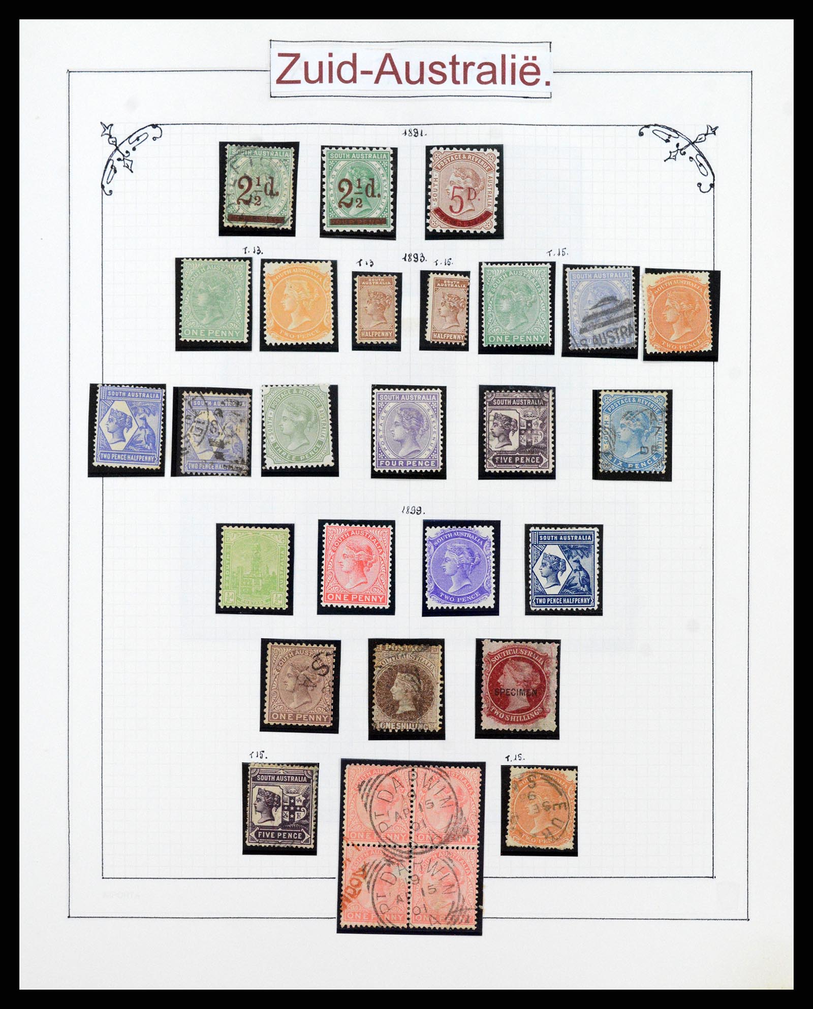 38000 0058 - Postzegelverzameling 38000 Engelse koloniën superverzameling 1851-196