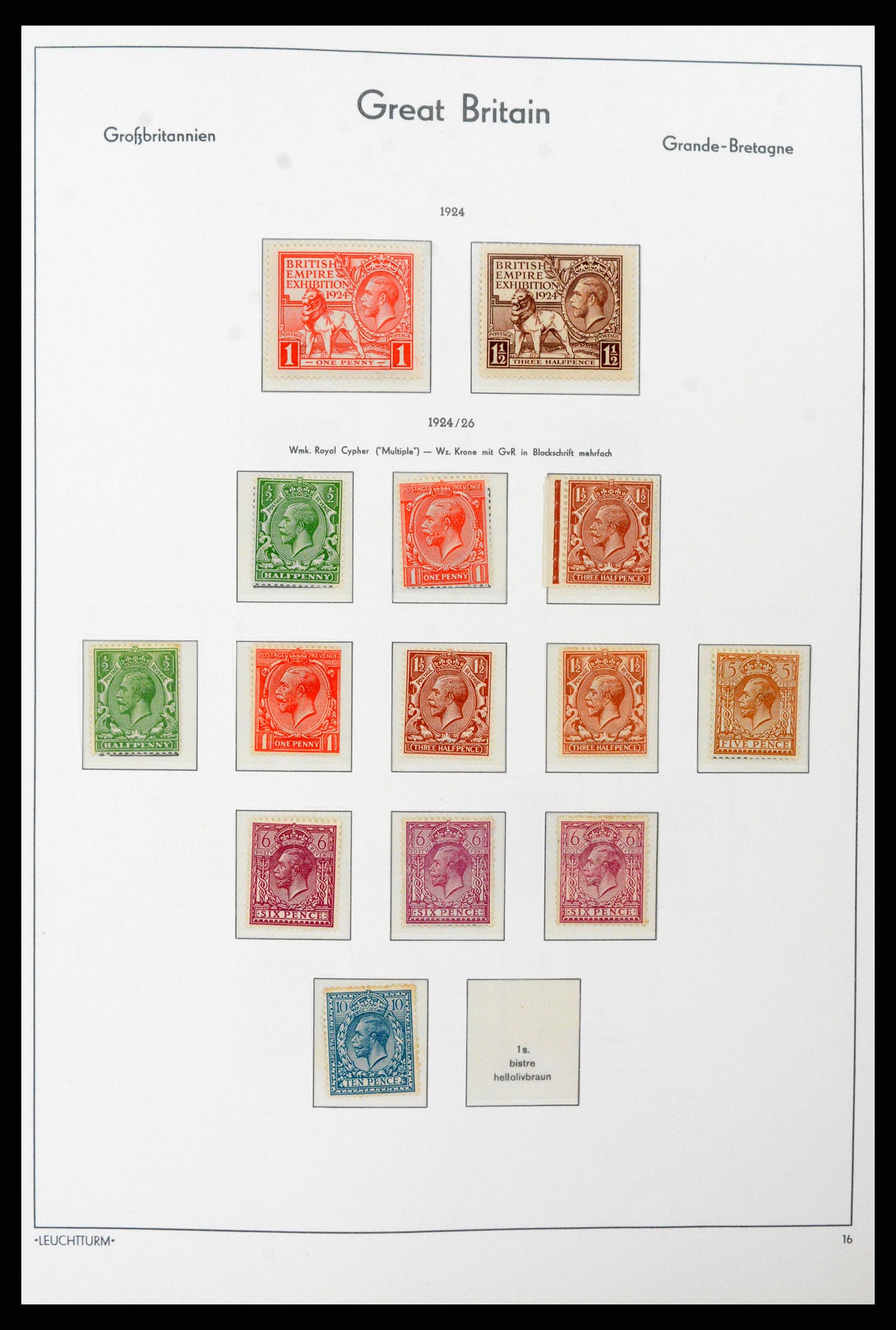 38001 007 - Postzegelverzameling 38001 Engeland 1902-1986.