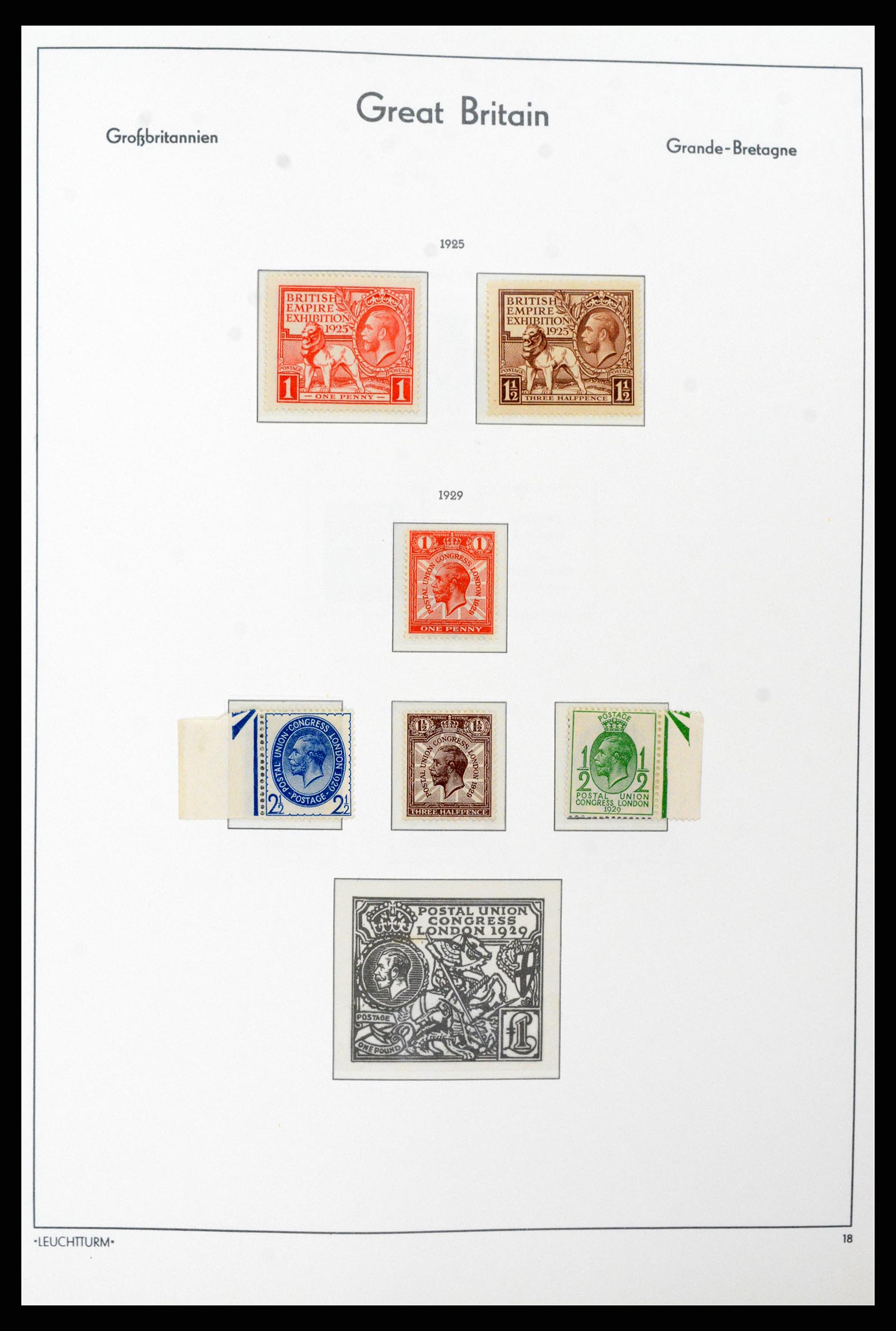 38001 008 - Postzegelverzameling 38001 Engeland 1902-1986.