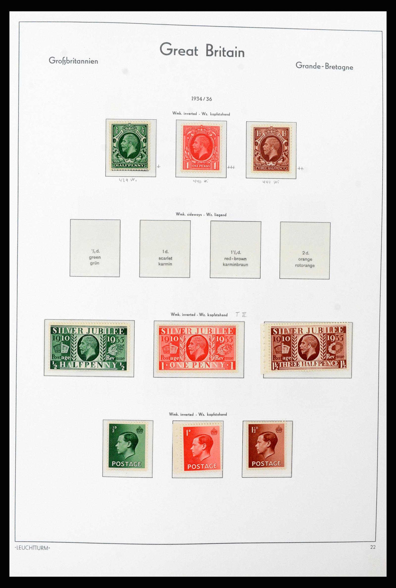 38001 012 - Postzegelverzameling 38001 Engeland 1902-1986.